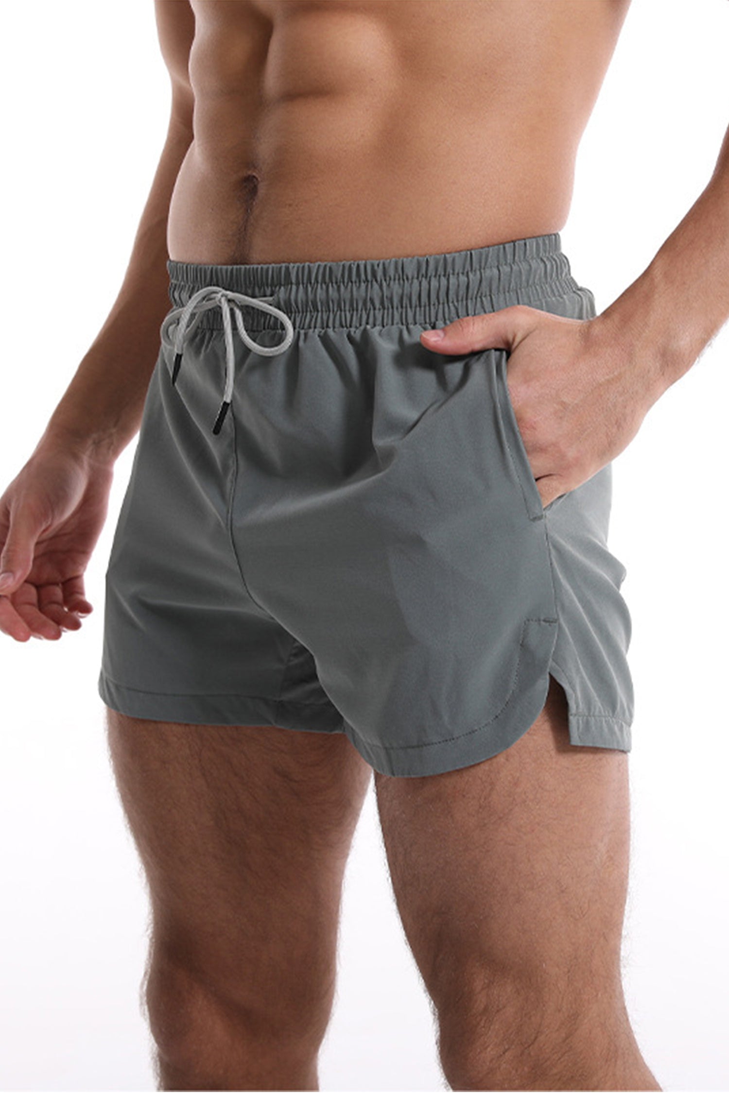 Cakulo Men's Running Marathon Athletic Loose Fit Shorts