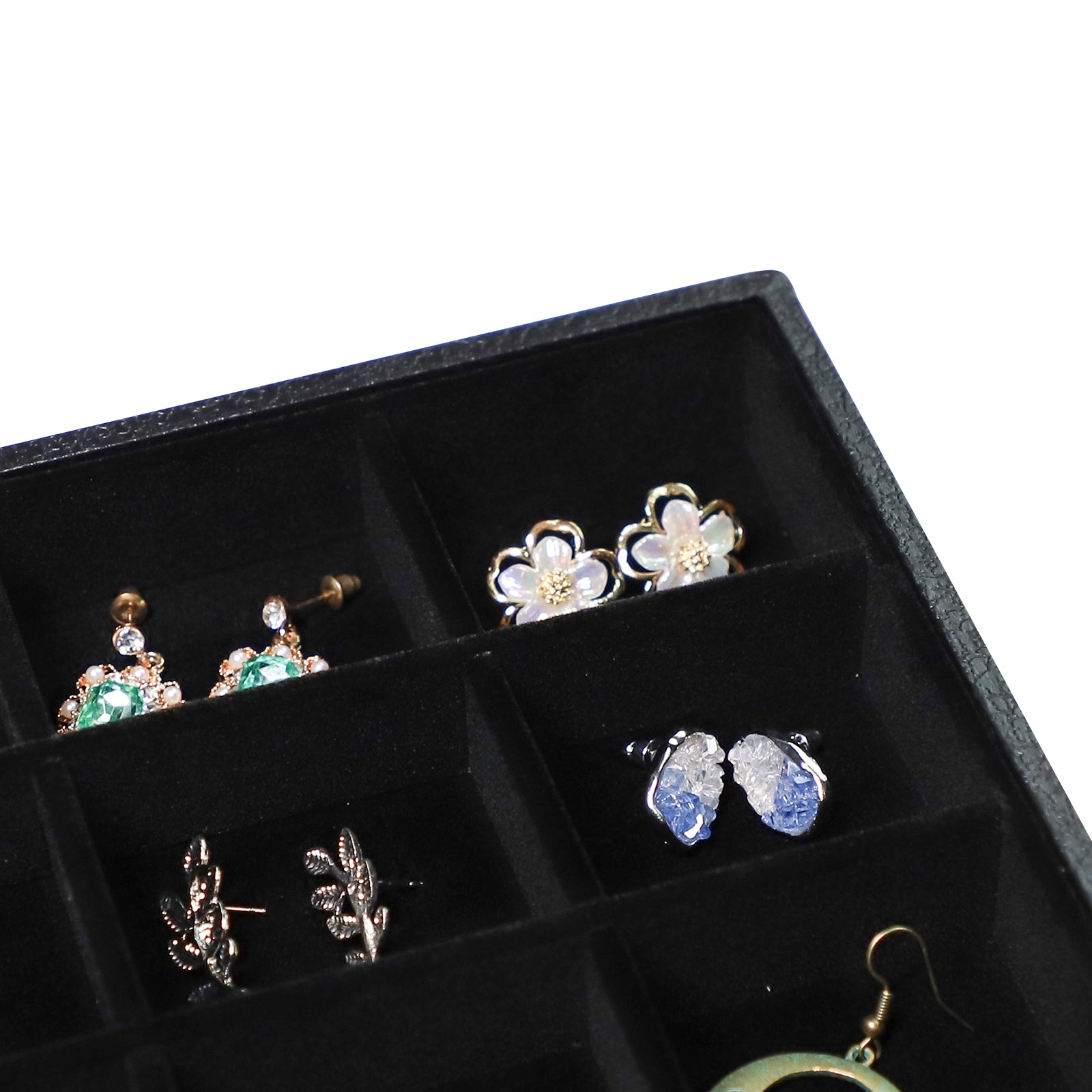 Cakulo Velvet Jewelry Tray Stackable Displays All Jewelry Perfect Showcase