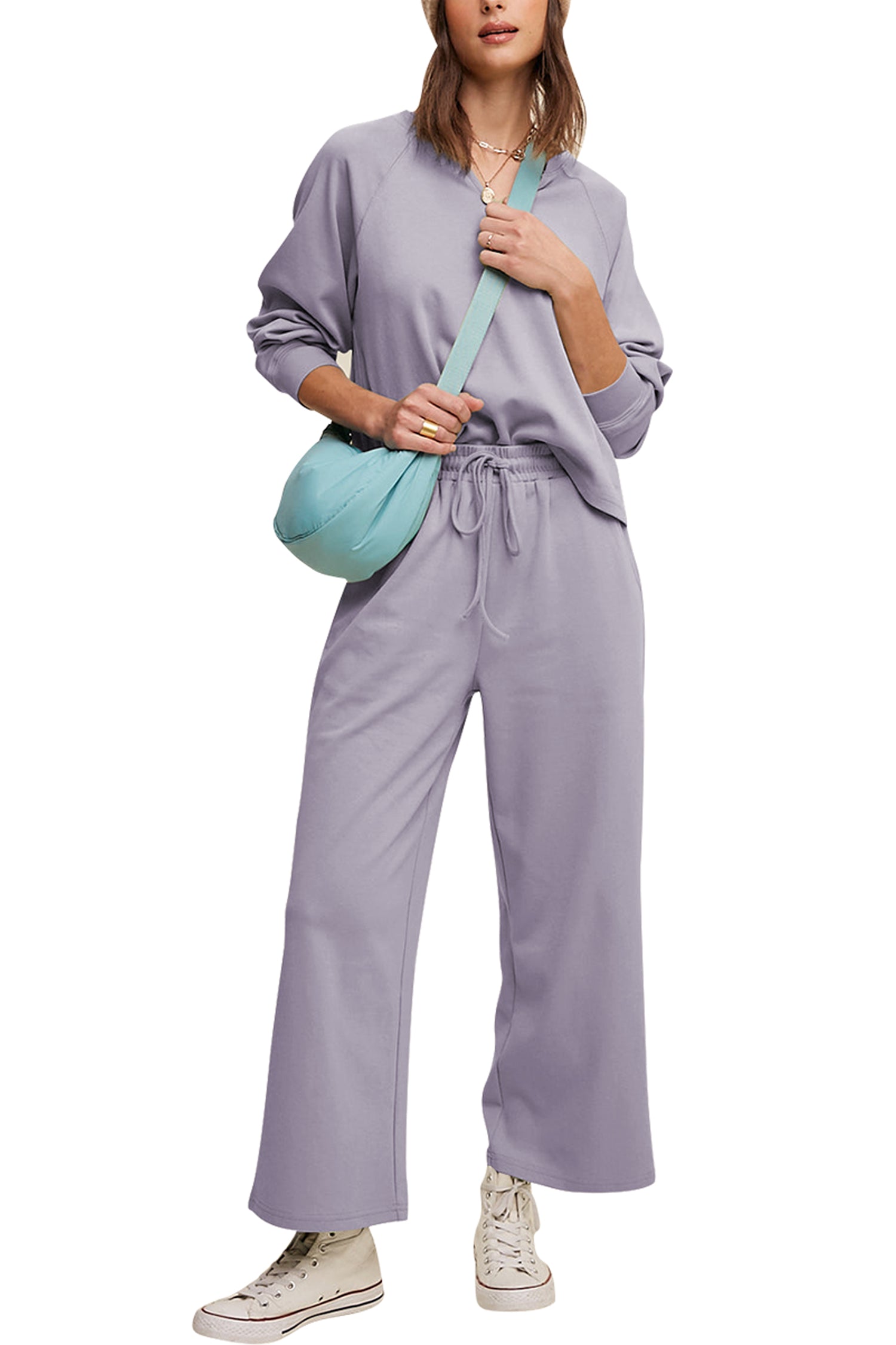 Cakulo Women's Trendy 2-Piece Fall Tracksuit