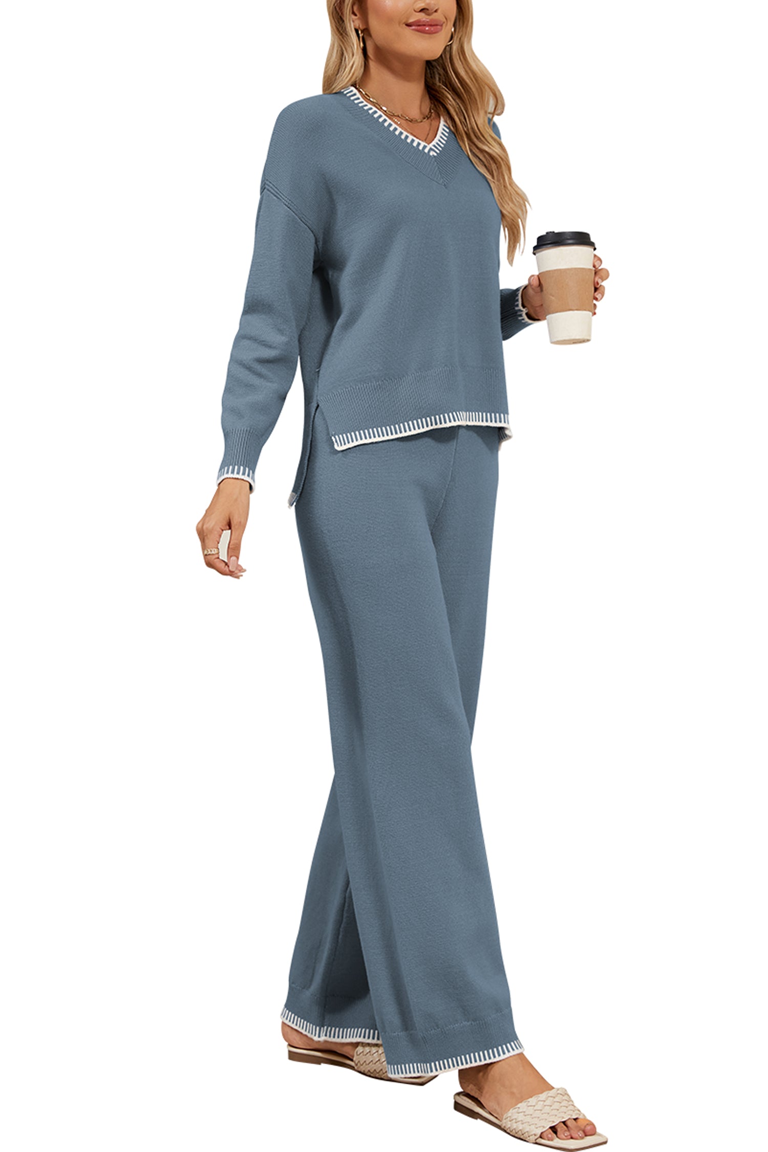 Cakulo Women's 2-Piece Set Fall Sweatsuit Loungewear