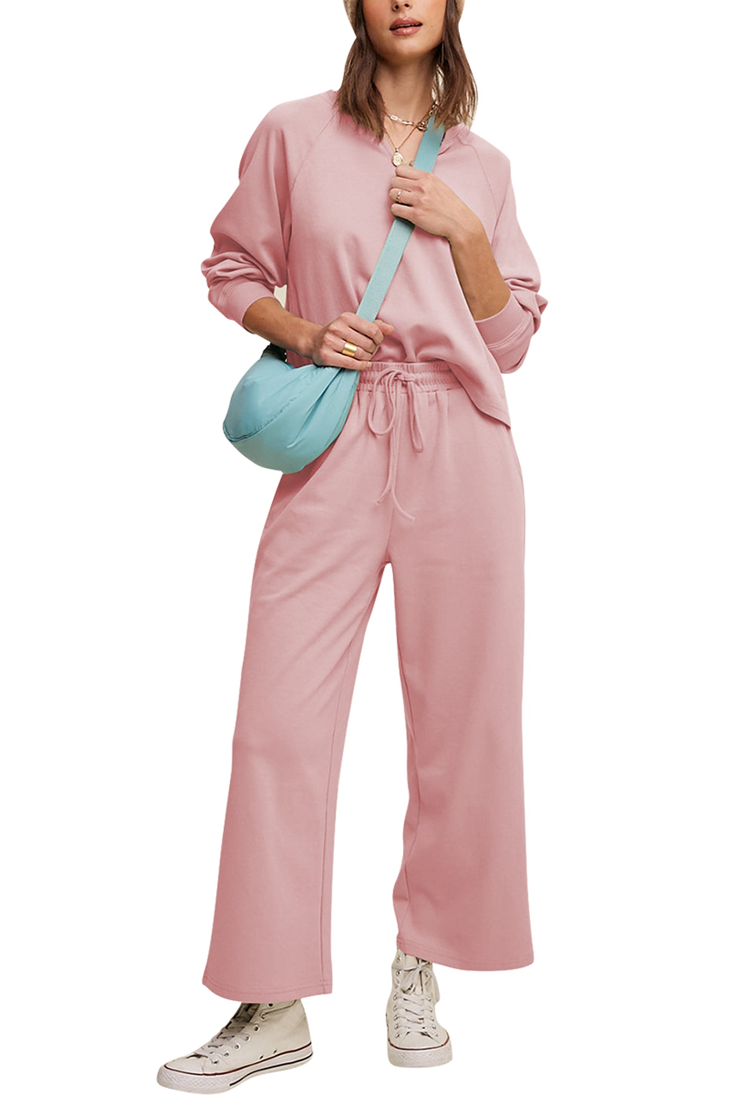 Cakulo Women's Trendy 2-Piece Fall Tracksuit