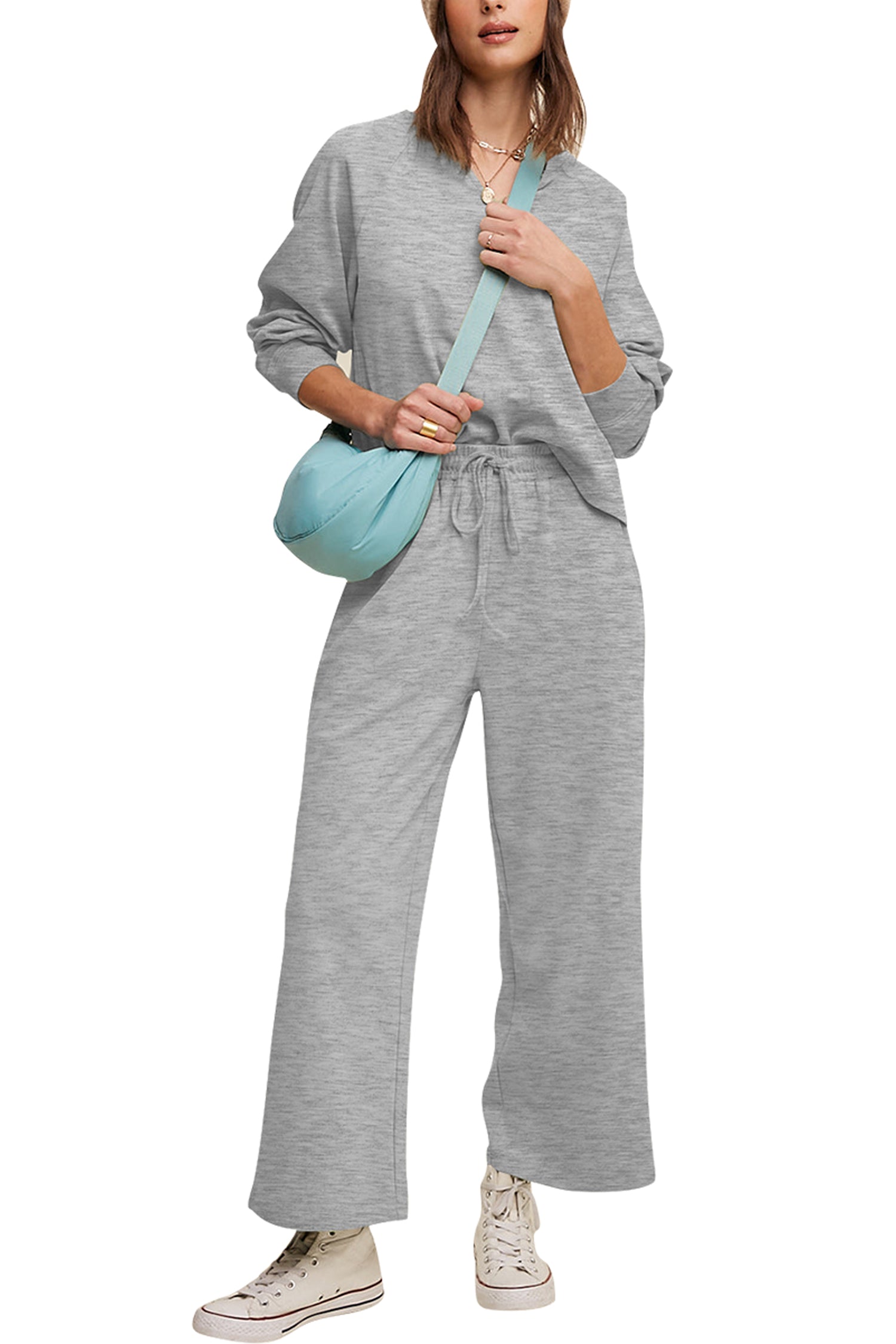 Cakulo Women's Trendy 2-Piece Fall Tracksuit