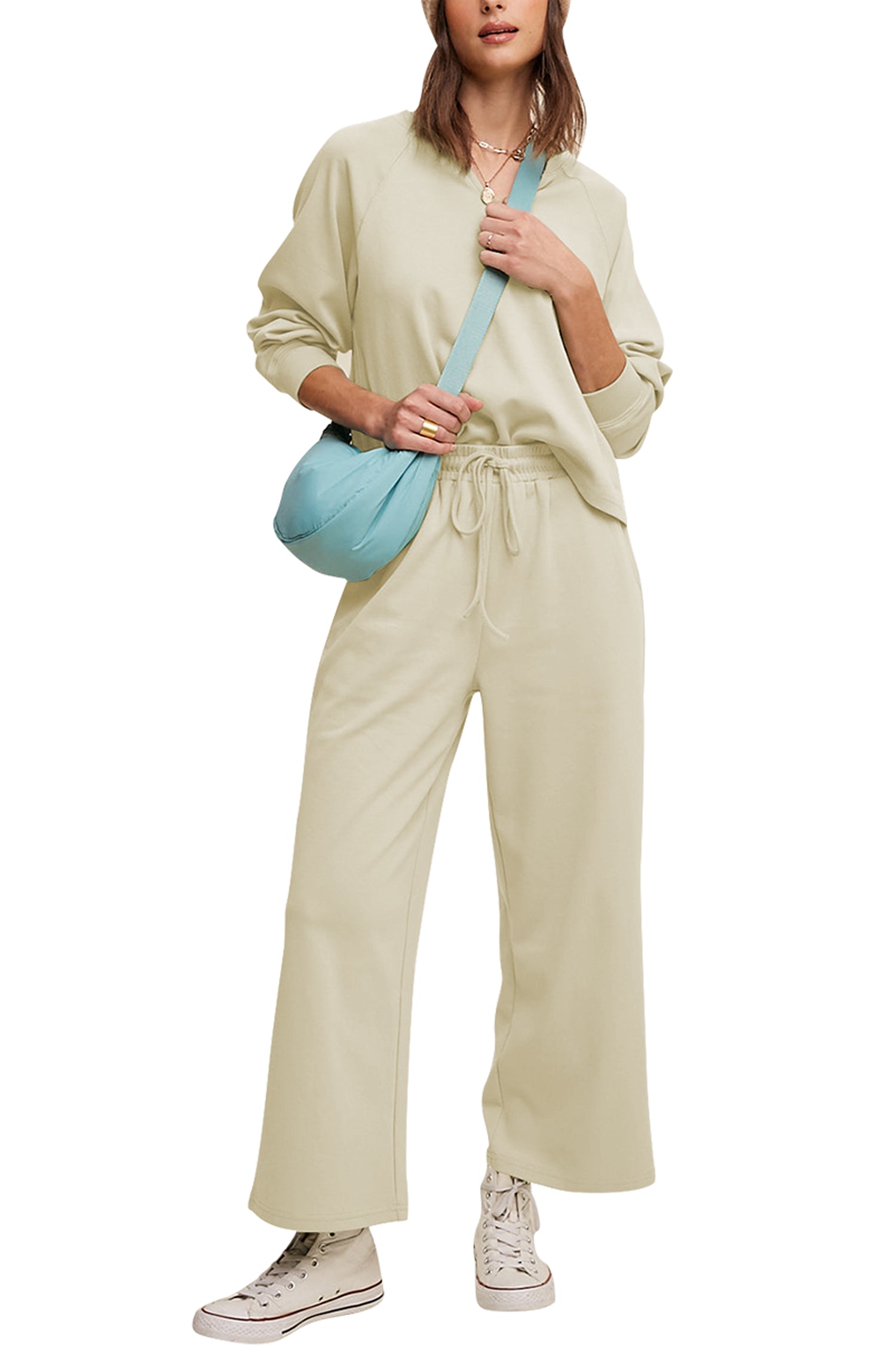 Cakulo Women's Trendy 2-Piece Fall Tracksuit