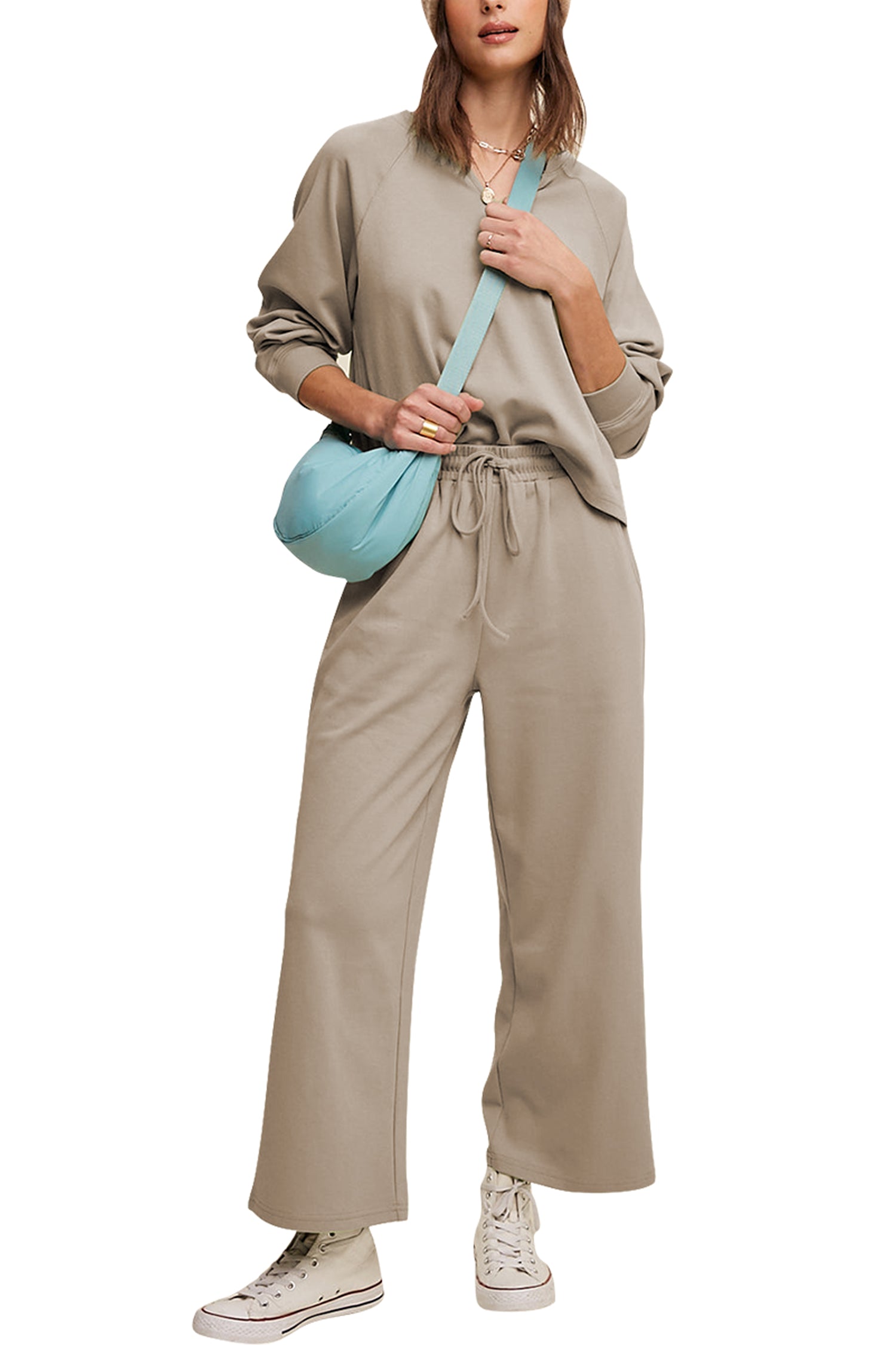 Cakulo Women's Trendy 2-Piece Fall Tracksuit