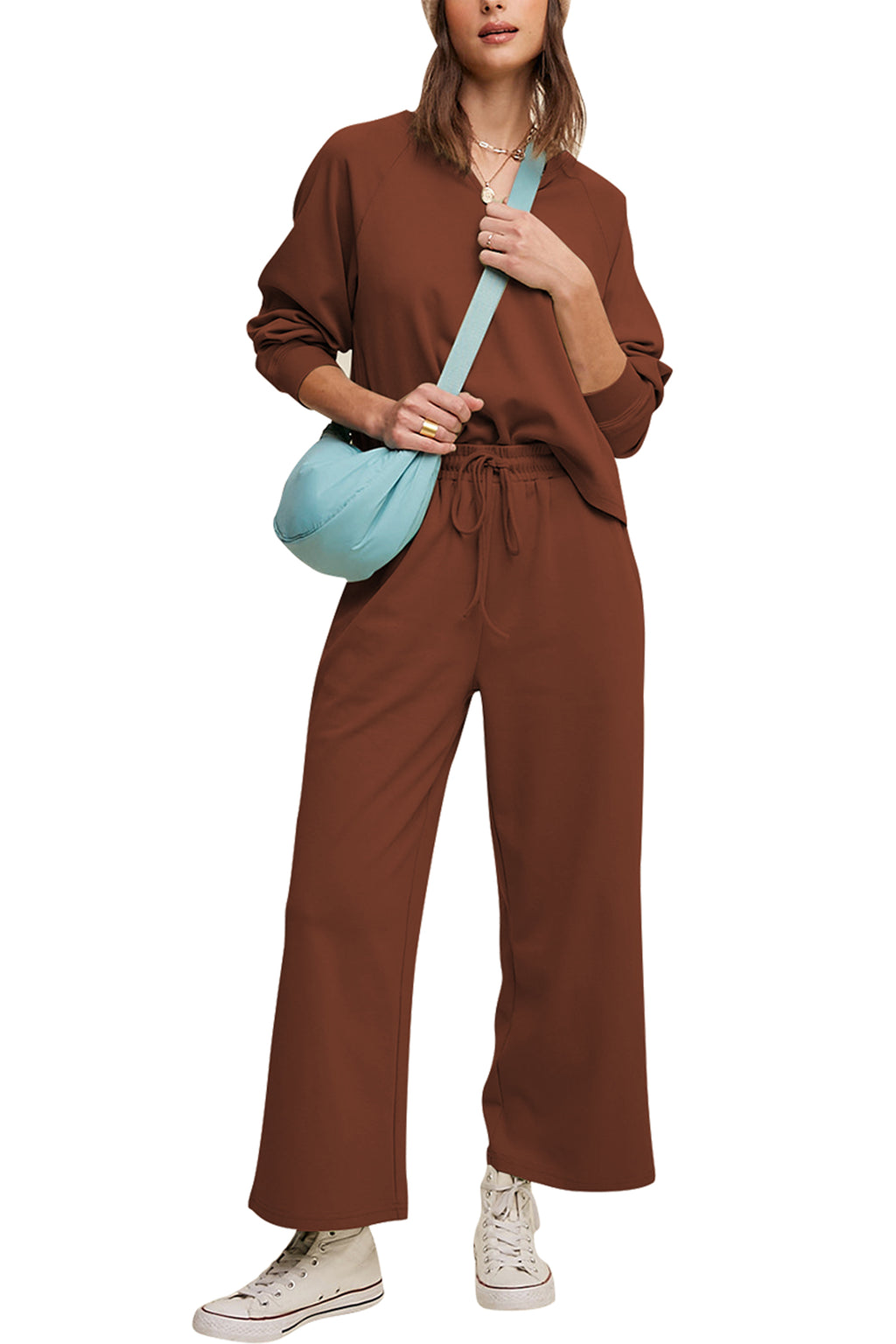 Cakulo Women's Trendy 2-Piece Fall Tracksuit