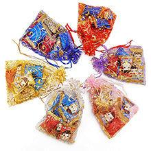Cakulo 100PCS 4x6 Organza Mesh Bags: Drawstring Sheer Pouches for Jewelry/Wedding Gifts