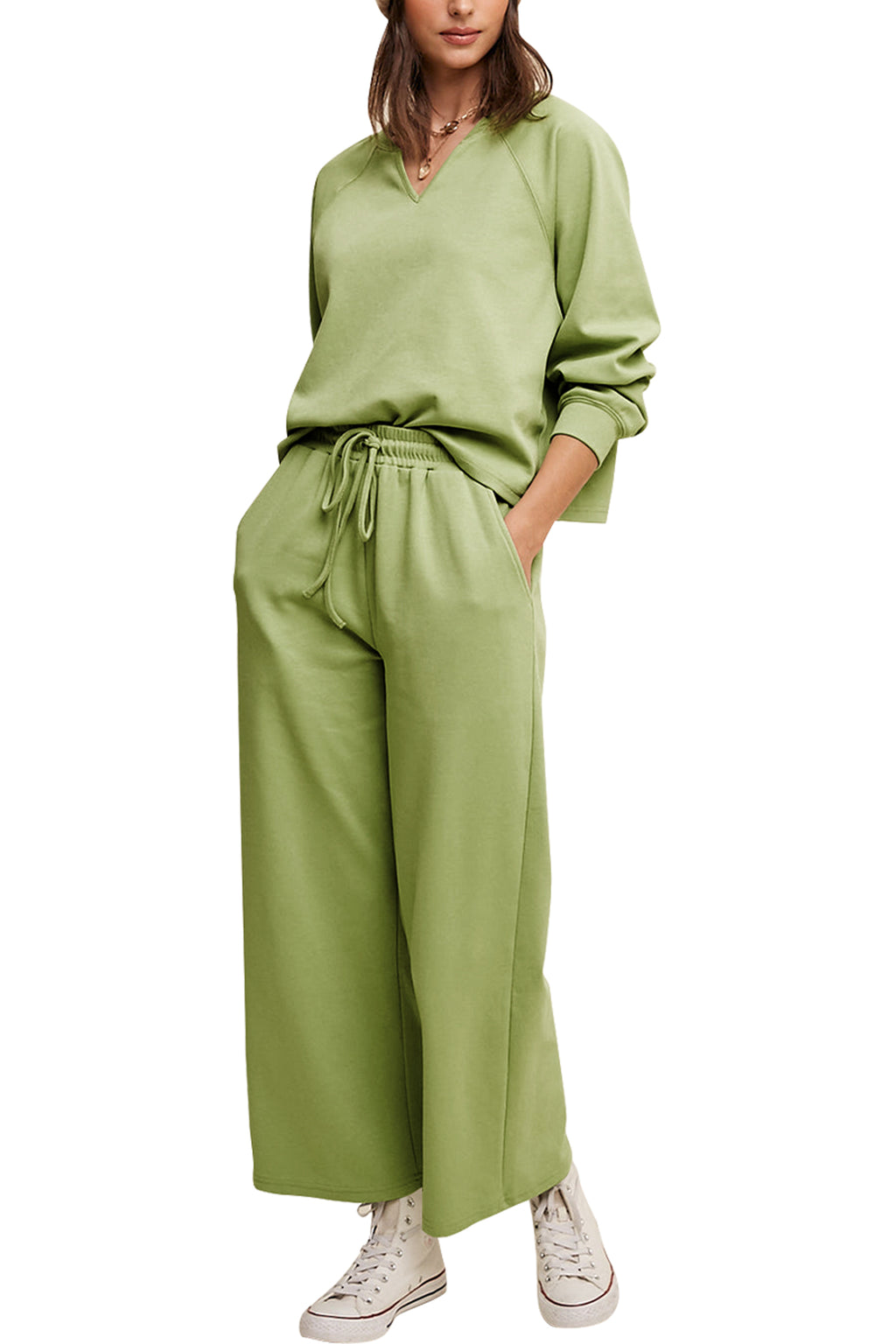 Cakulo Women's Trendy 2-Piece Fall Tracksuit