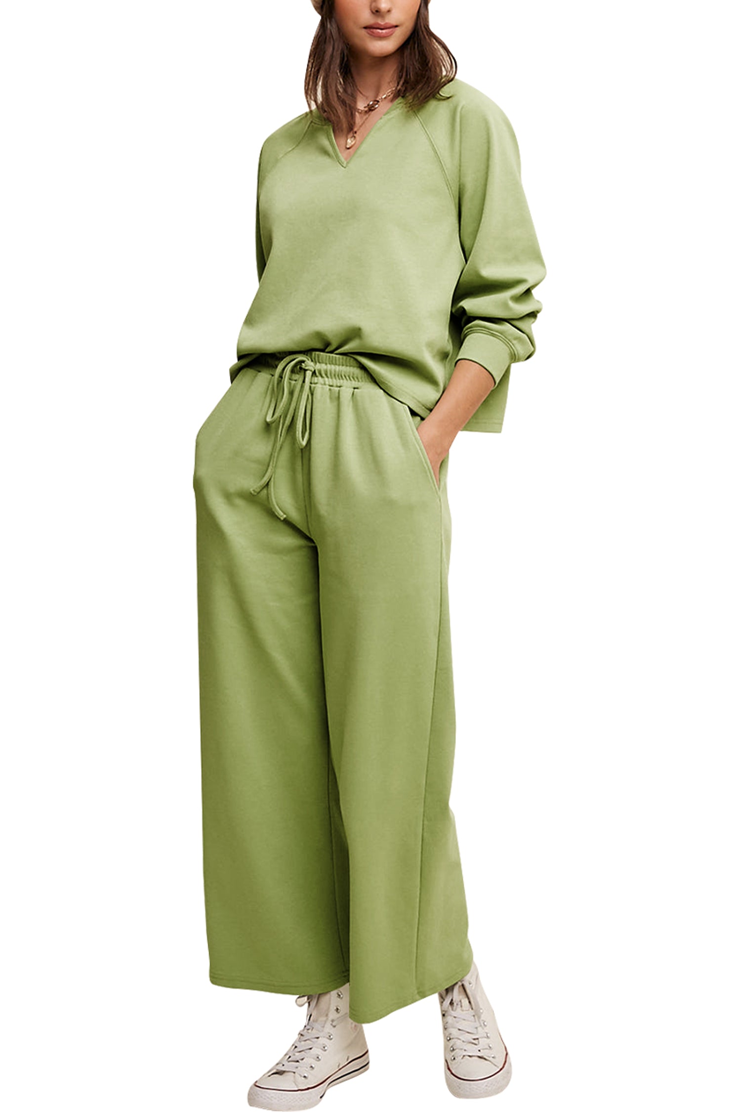 Cakulo Women's Trendy 2-Piece Fall Tracksuit
