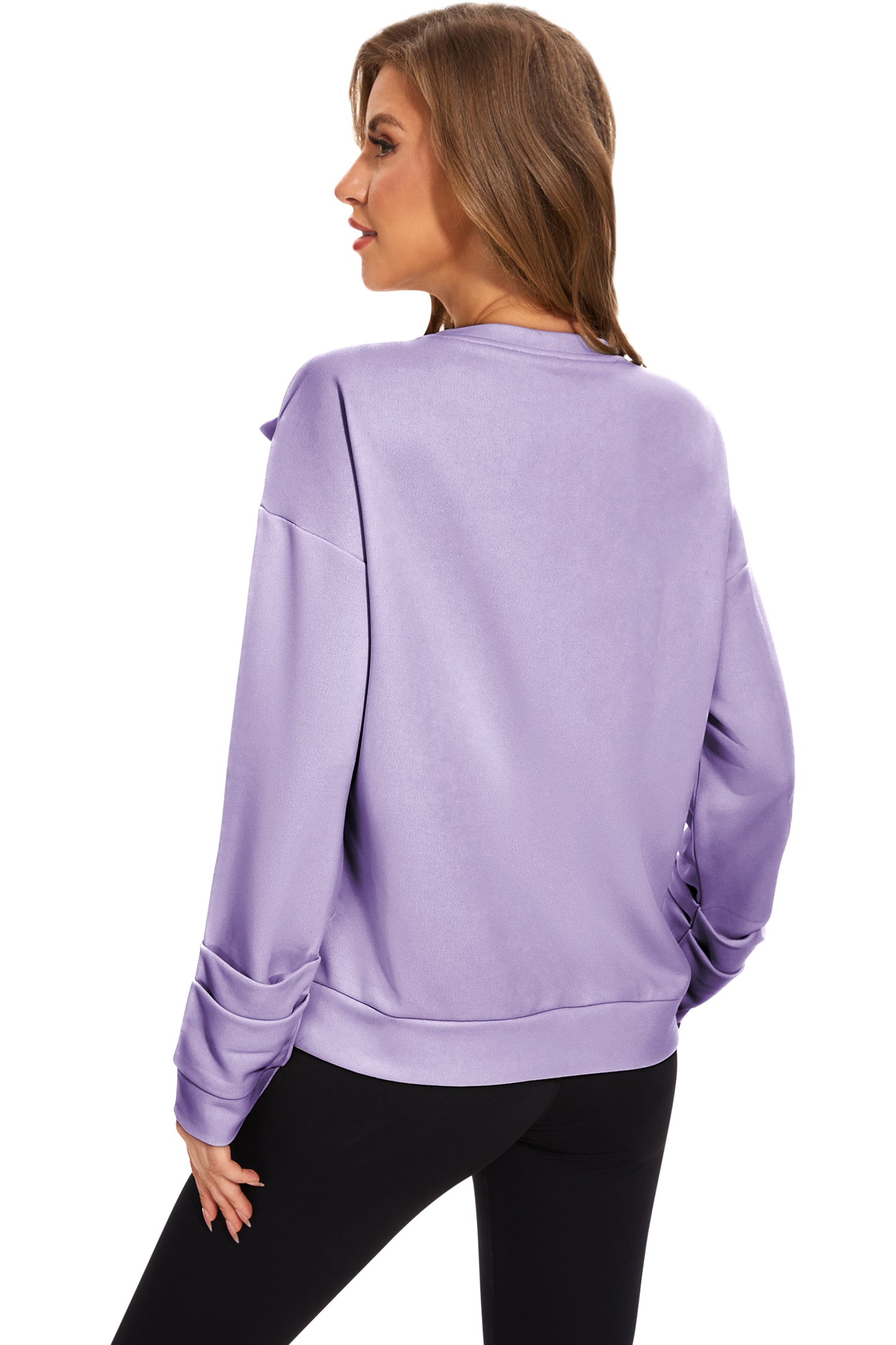 Cakulo Women's Oversized Bow Tunic Sweatshirt