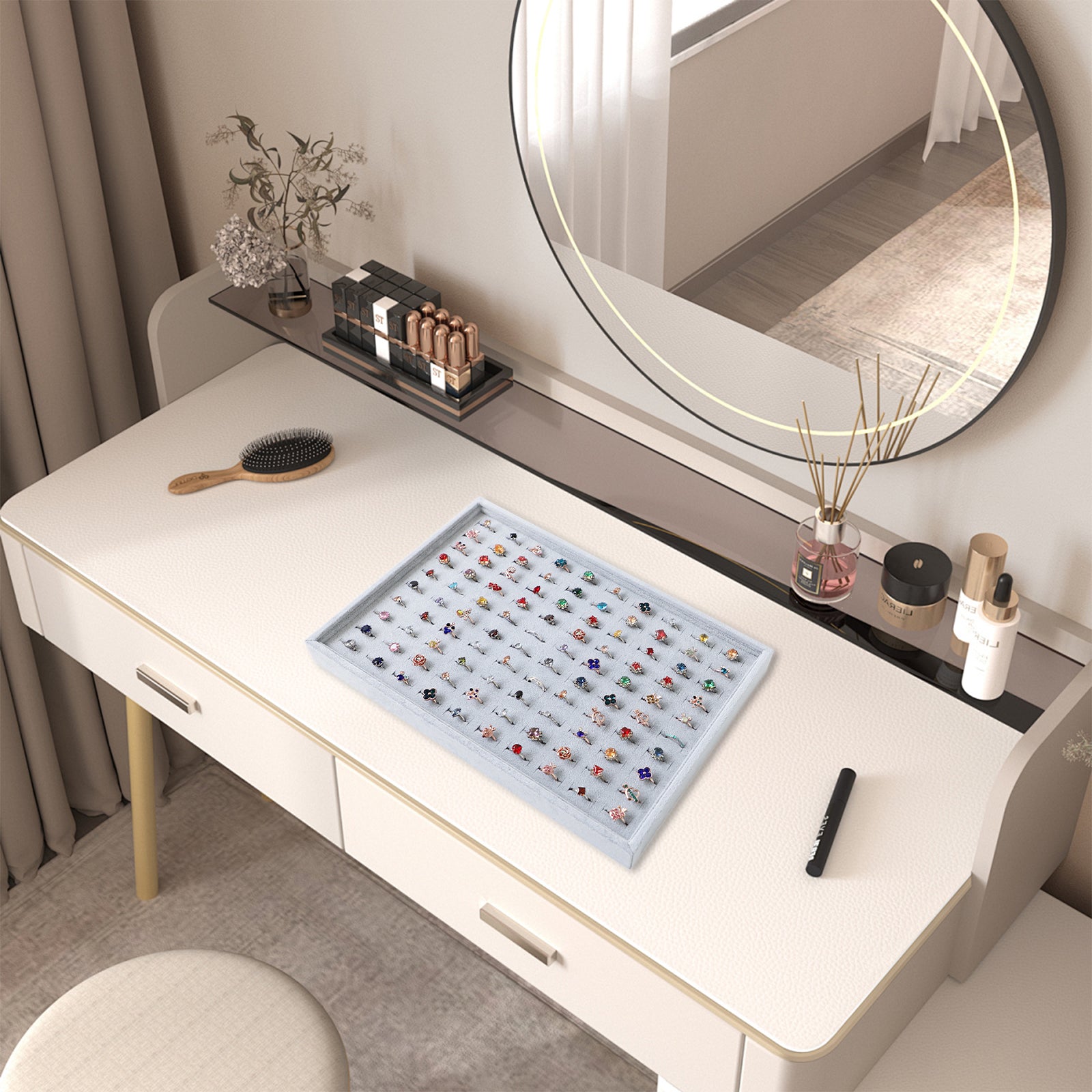 Cakulo Jewelry Display Drawer Insert Jewelry Storage Tray