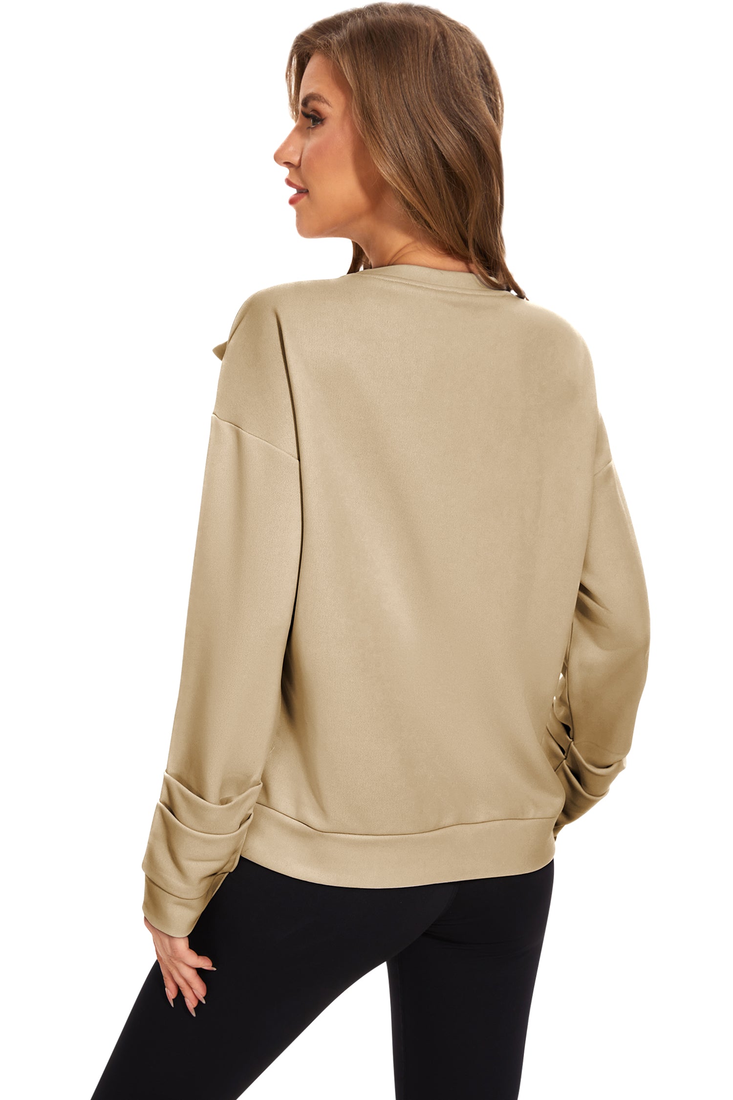 Cakulo Women's Oversized Bow Tunic Sweatshirt