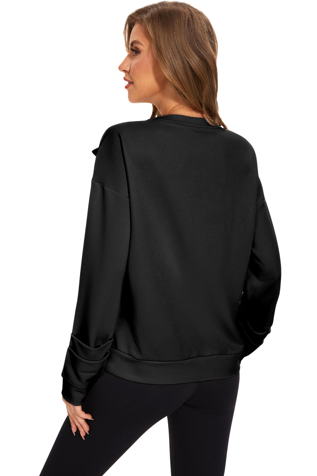 Cakulo Women's Oversized Bow Tunic Sweatshirt