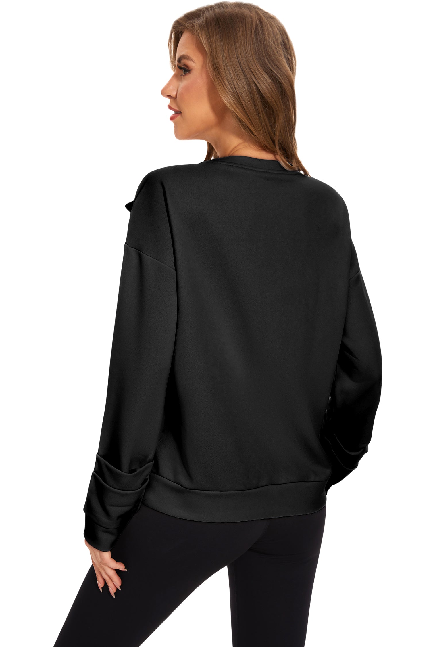 Cakulo Women's Oversized Bow Tunic Sweatshirt