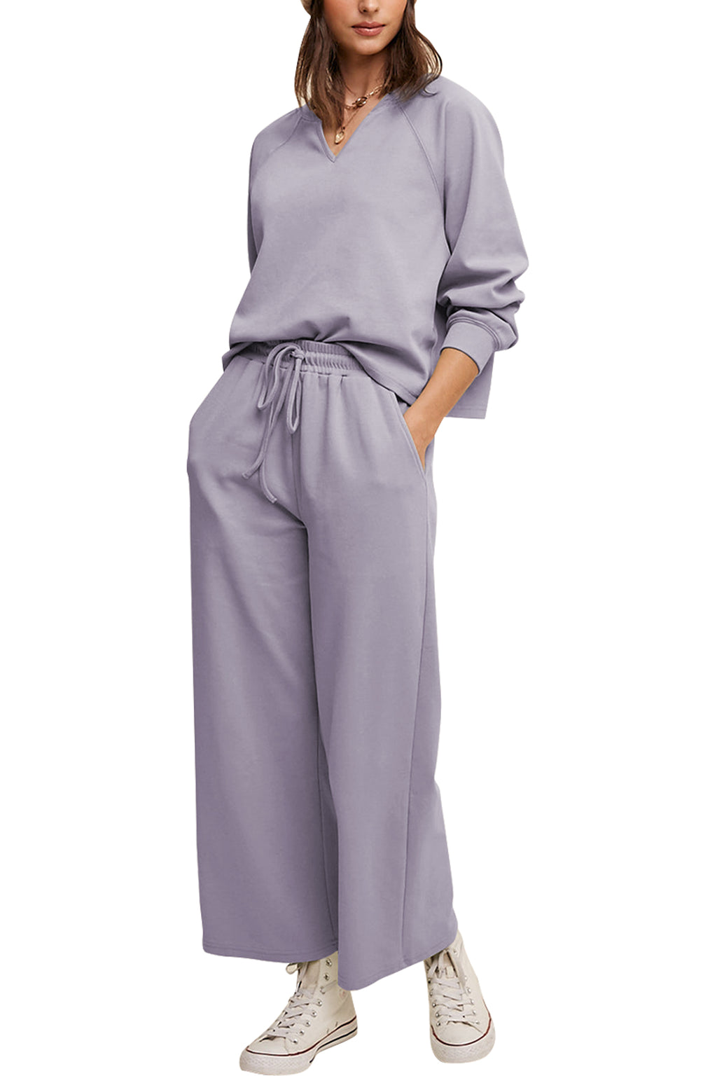 Cakulo Women's Trendy 2-Piece Fall Tracksuit