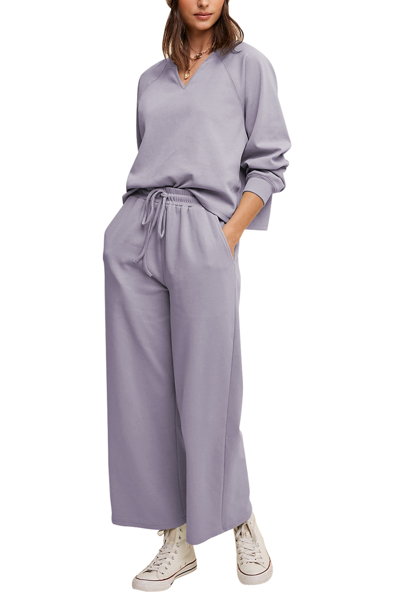 Cakulo Women's Trendy 2-Piece Fall Tracksuit