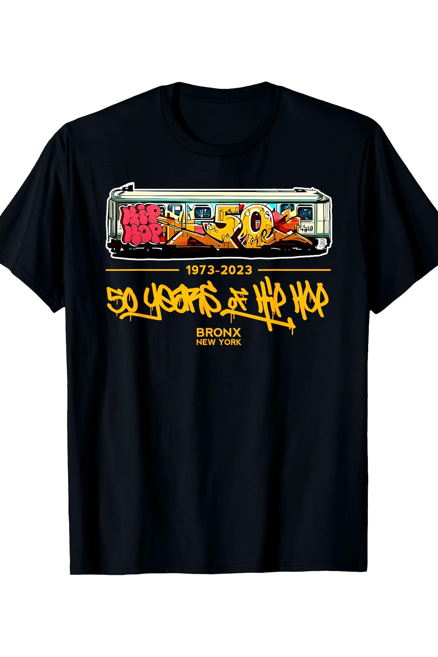 Cakulo Men's Cotton Hip Hop T-Shirt – Graffiti Print Streetwear Tee