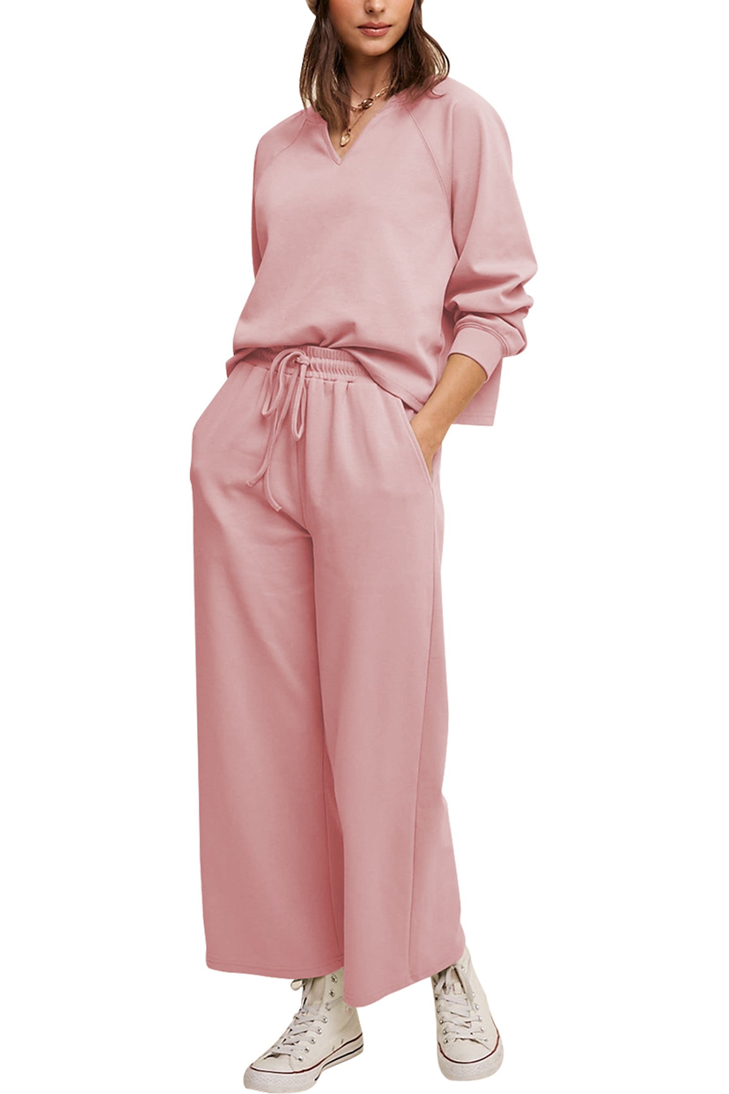 Cakulo Women's Trendy 2-Piece Fall Tracksuit