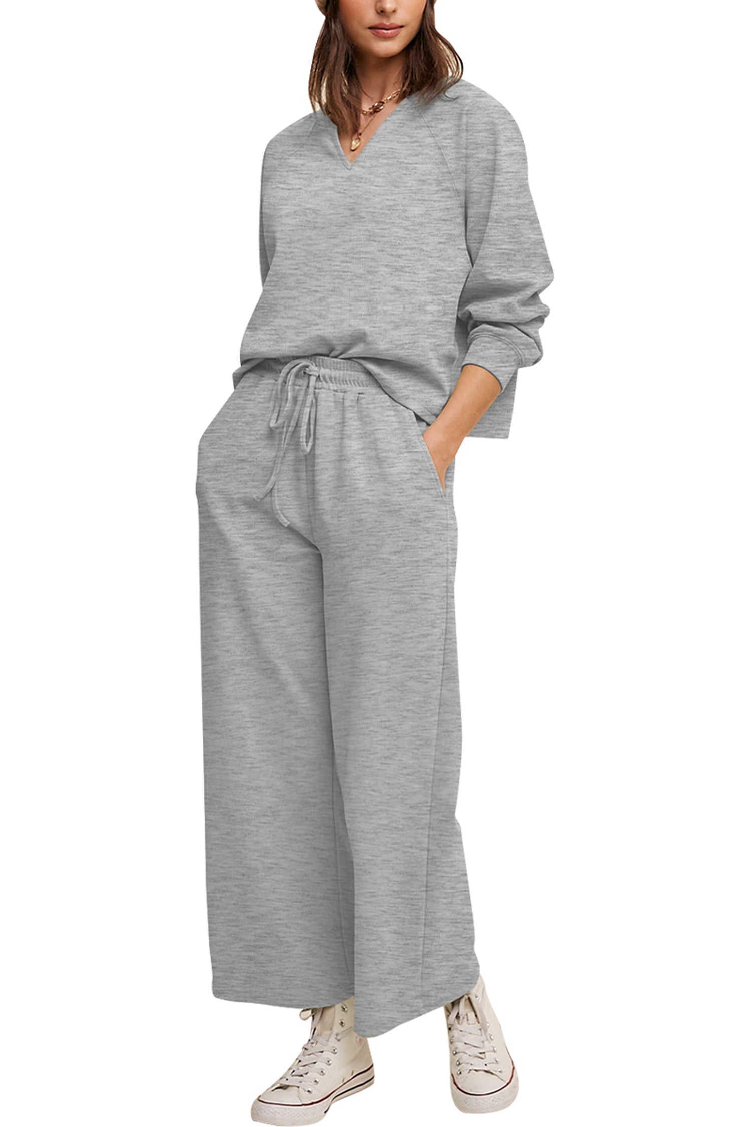 Cakulo Women's Trendy 2-Piece Fall Tracksuit