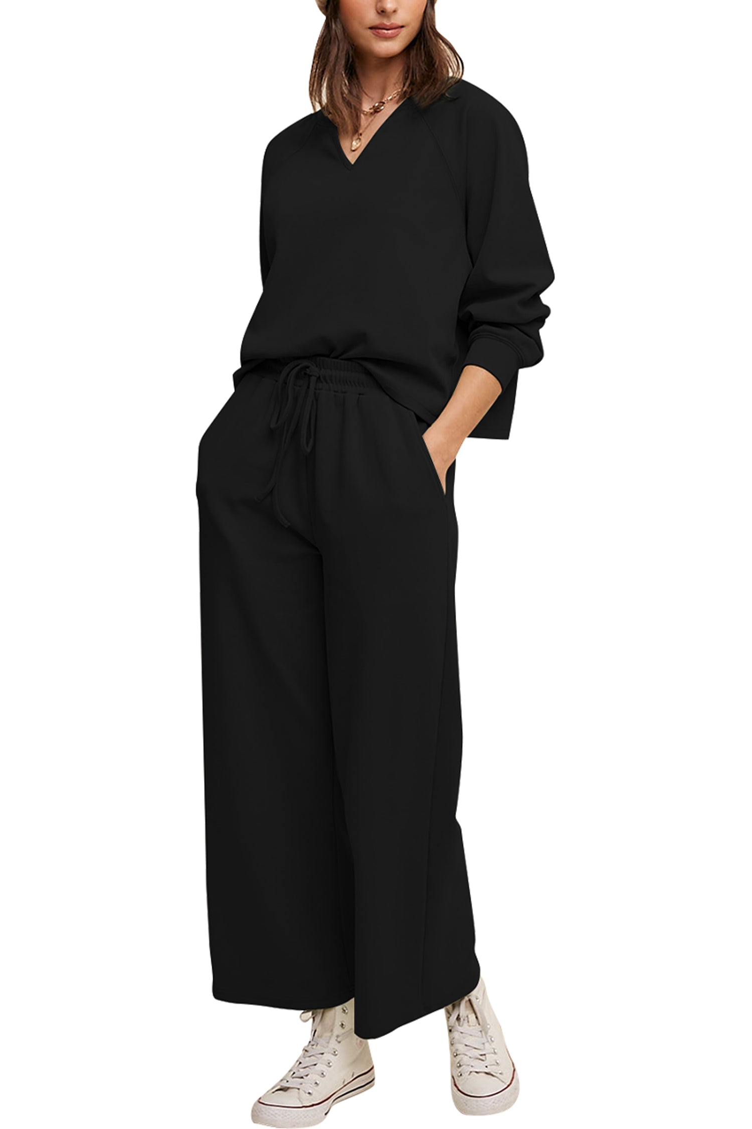 Cakulo Women's Trendy 2-Piece Fall Tracksuit