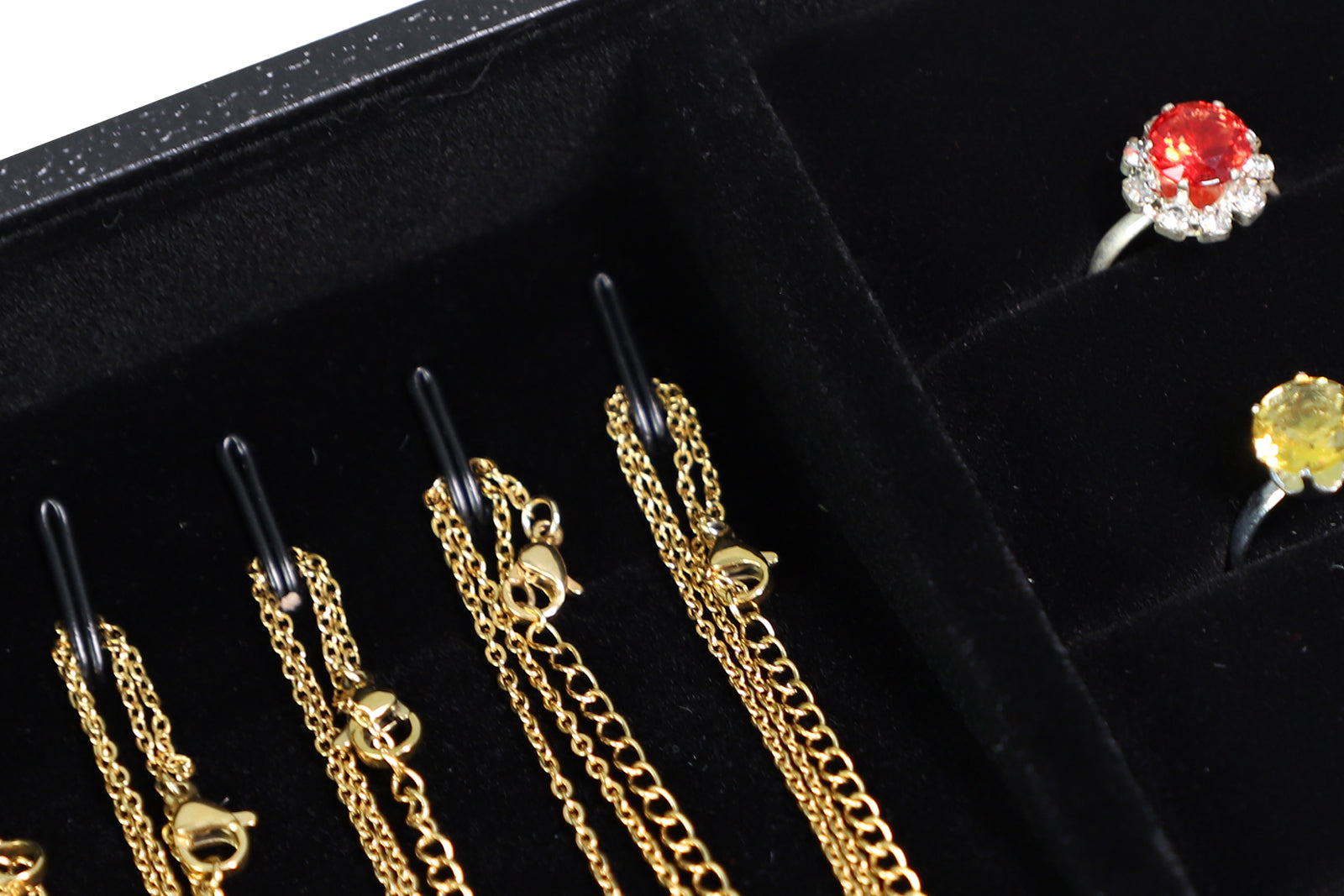 Cakulo Velvet Jewelry Tray Stackable Displays All Jewelry Perfect Showcase