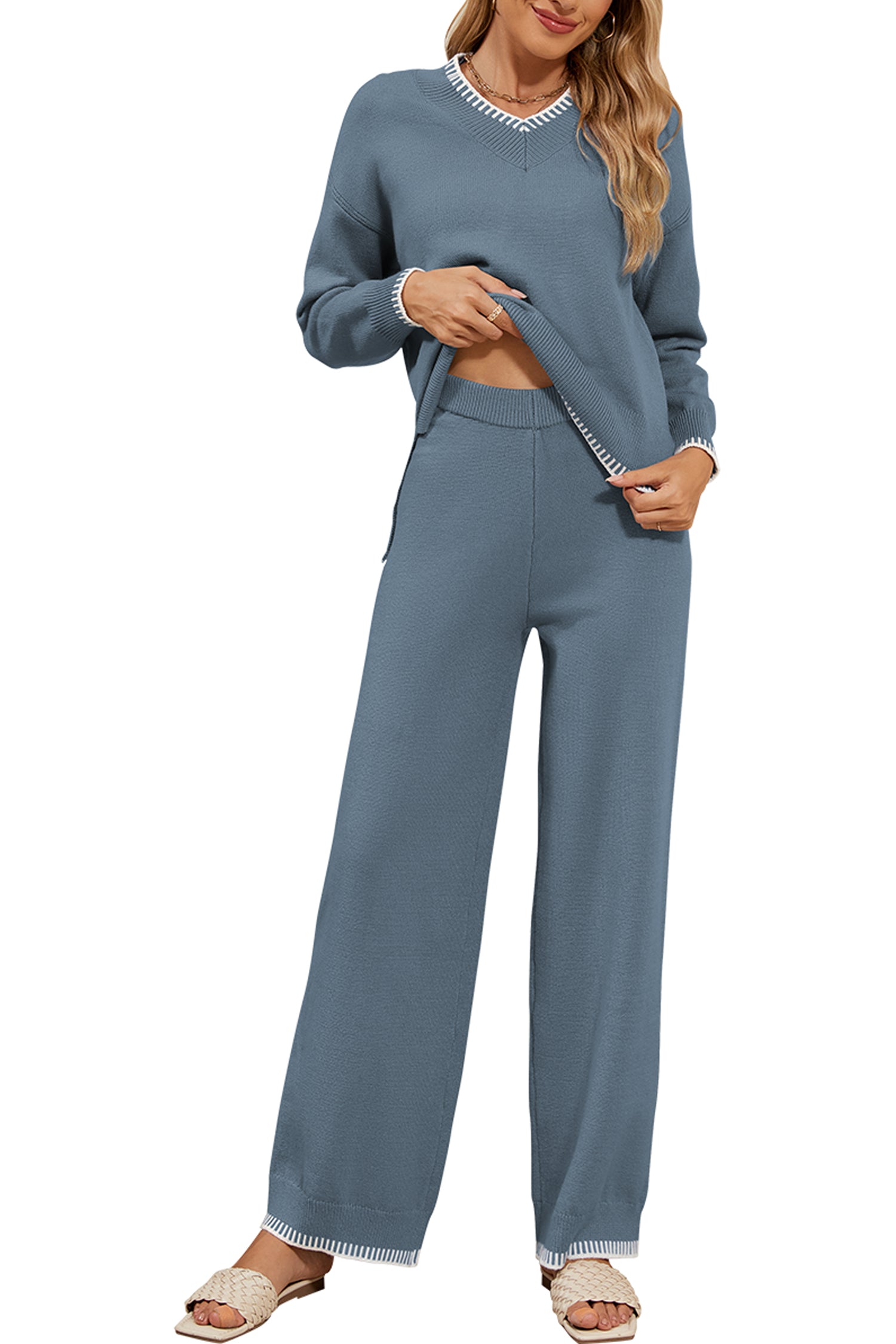 Cakulo Women's 2-Piece Set Fall Sweatsuit Loungewear