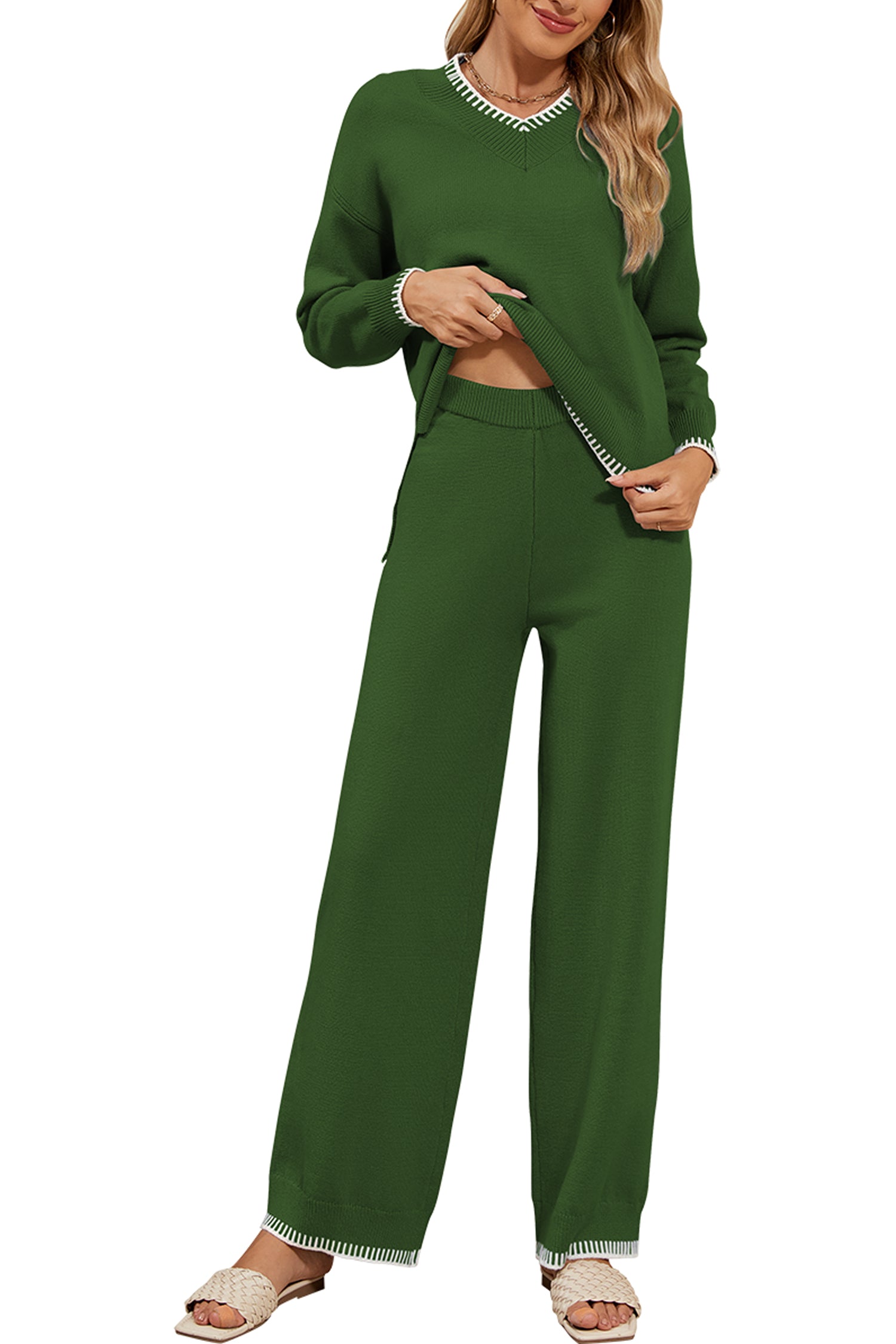 Cakulo Women's 2-Piece Set Fall Sweatsuit Loungewear