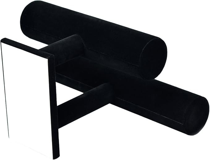 Cakulo Tier Bracelet Holder Velvet Stand for Bracelets Watches Necklaces Display Organizer