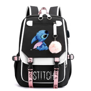 Yanmao Cat Backpack for Children, Elementary School Students in Grades Three to Six, Boys and Girls, Middle School Students, College Students, Campus Double Shoulder Bag