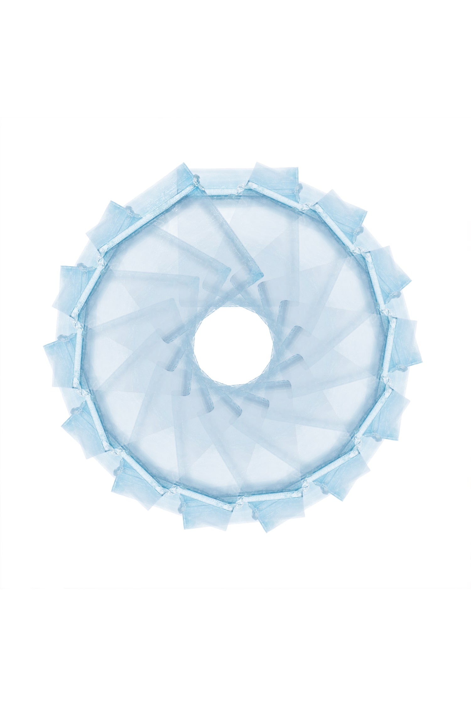 Cakulo 100pcs 3.9x4.7 Organza Gift Bags Drawstring for Wedding Candy Jewelry
