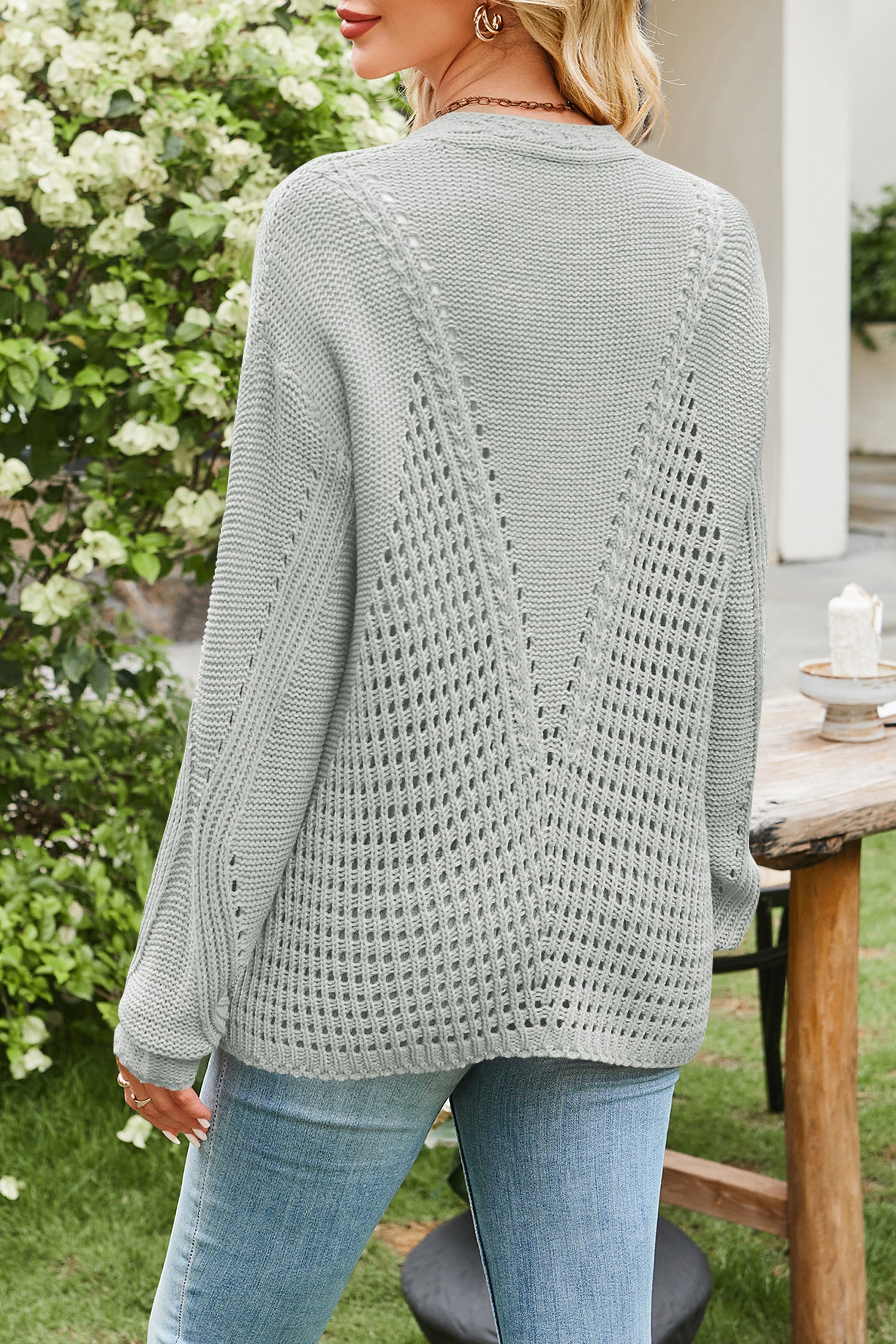 Cakulo Womens 2025 Crochet Fringe Cardigan: Lightweight, Open Front Kimono Knit