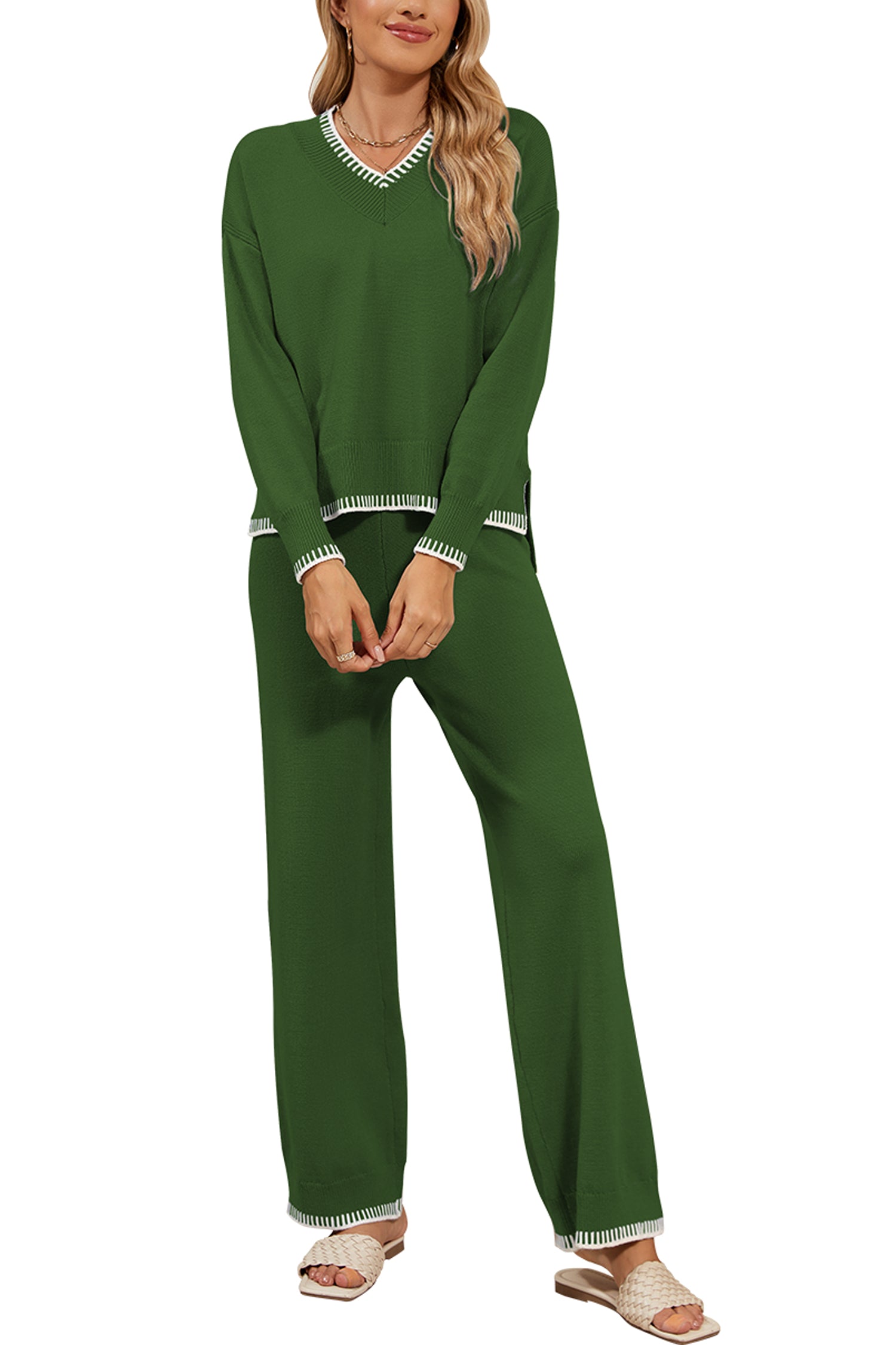 Cakulo Women's 2-Piece Set Fall Sweatsuit Loungewear