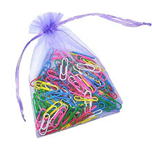 Cakulo 100pcs 3.9x4.7 Organza Gift Bags Drawstring for Wedding Candy Jewelry