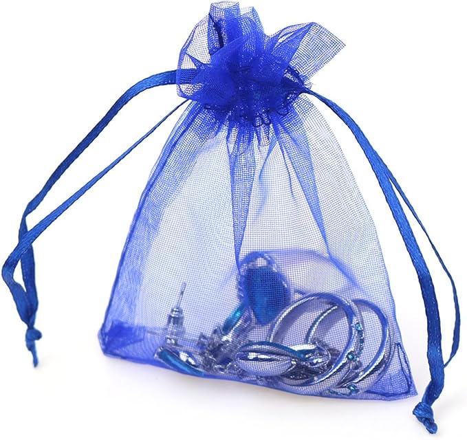 Cakulo Women's Plus Size Yoga Flare Capris Drawstring Organza Bags Store Rings Earrings Wedding Baby Shower Favors