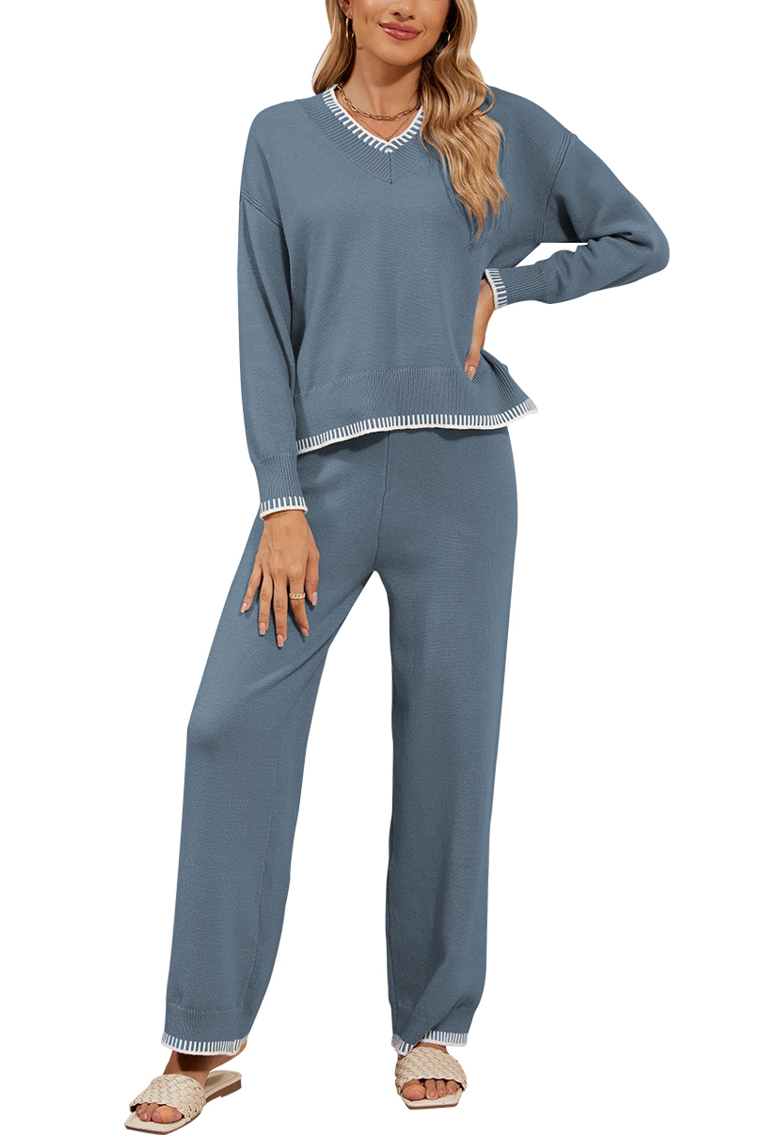 Cakulo Women's 2-Piece Set Fall Sweatsuit Loungewear