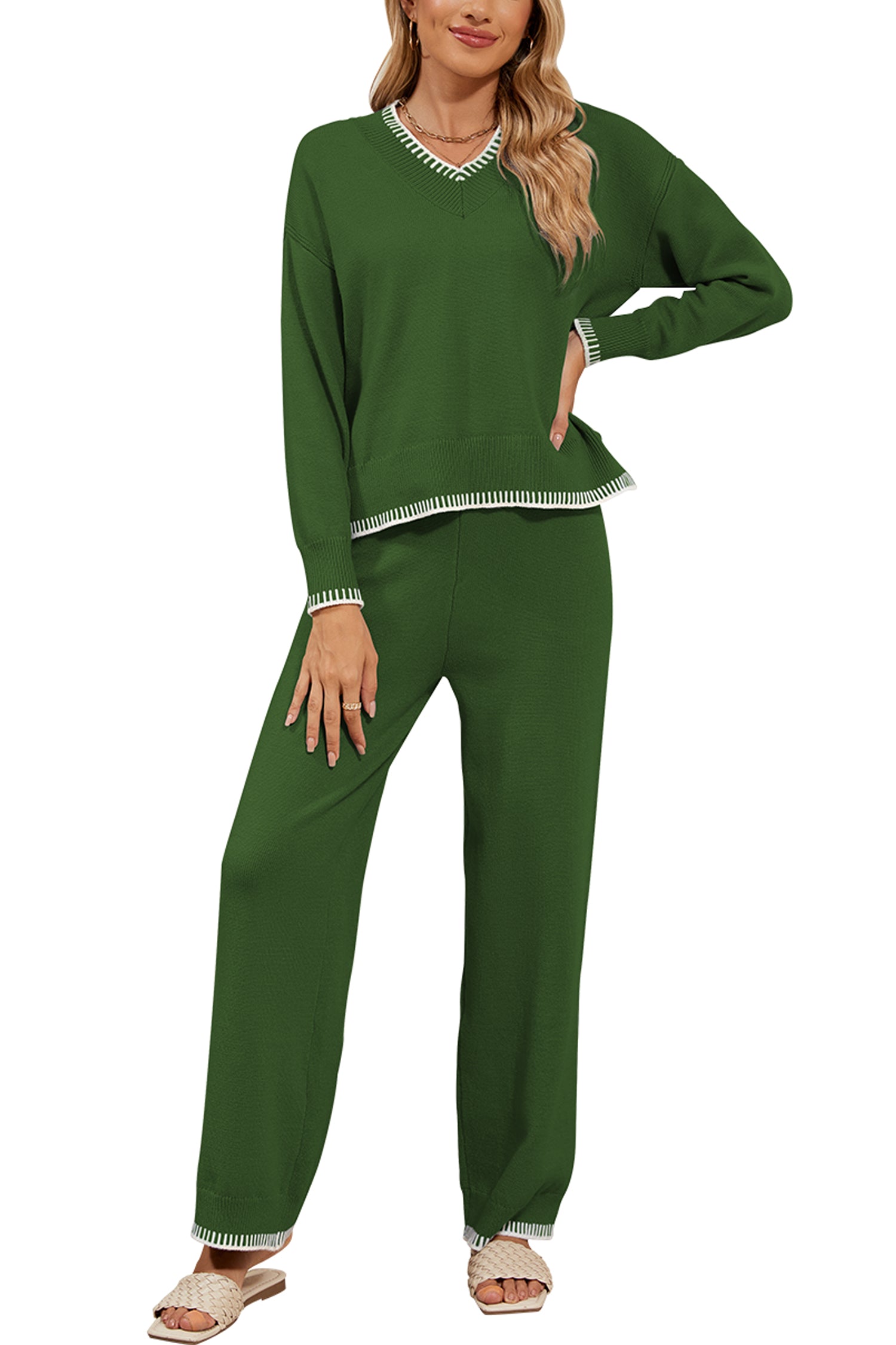 Cakulo Women's 2-Piece Set Fall Sweatsuit Loungewear