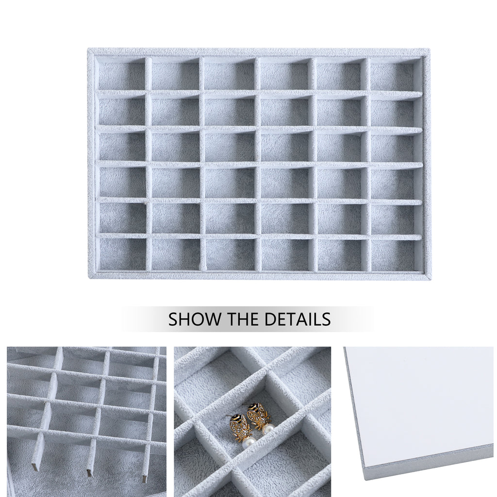 Cakulo Jewelry Display Drawer Insert Jewelry Storage Tray