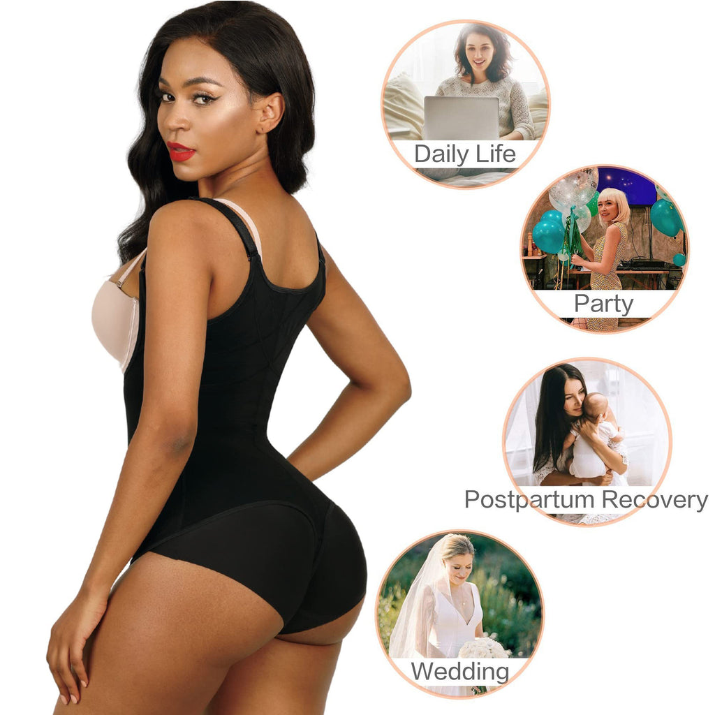 Cakulo Enhanced Women's Front Closure Shapewear - Chest Support Tummy Control