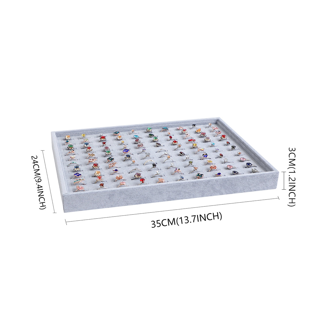 Cakulo Jewelry Display Drawer Insert Jewelry Storage Tray