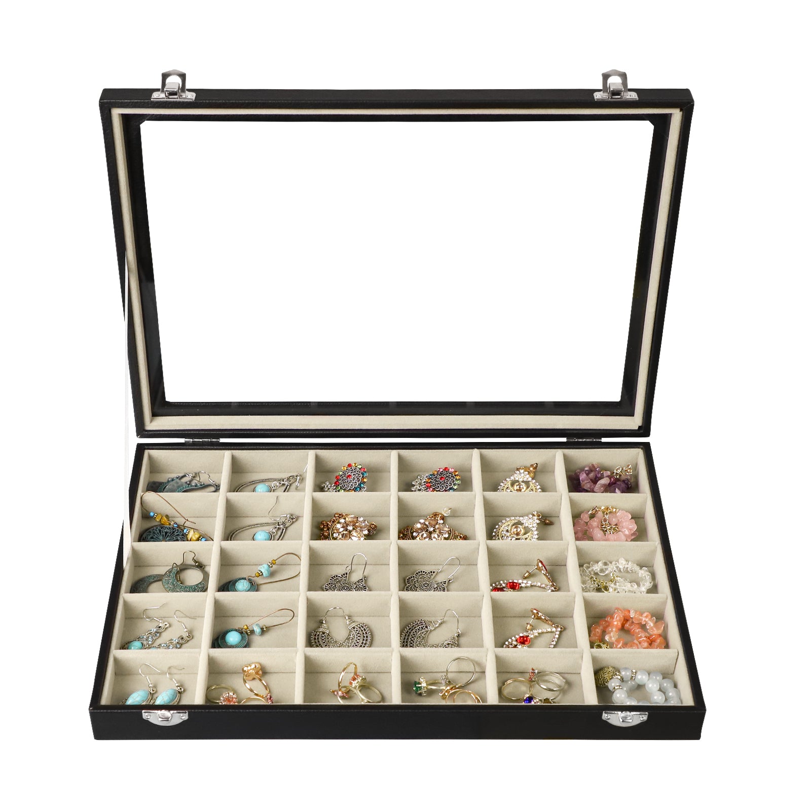 Cakulo Jewelry Organizer Earring Holder Organizer