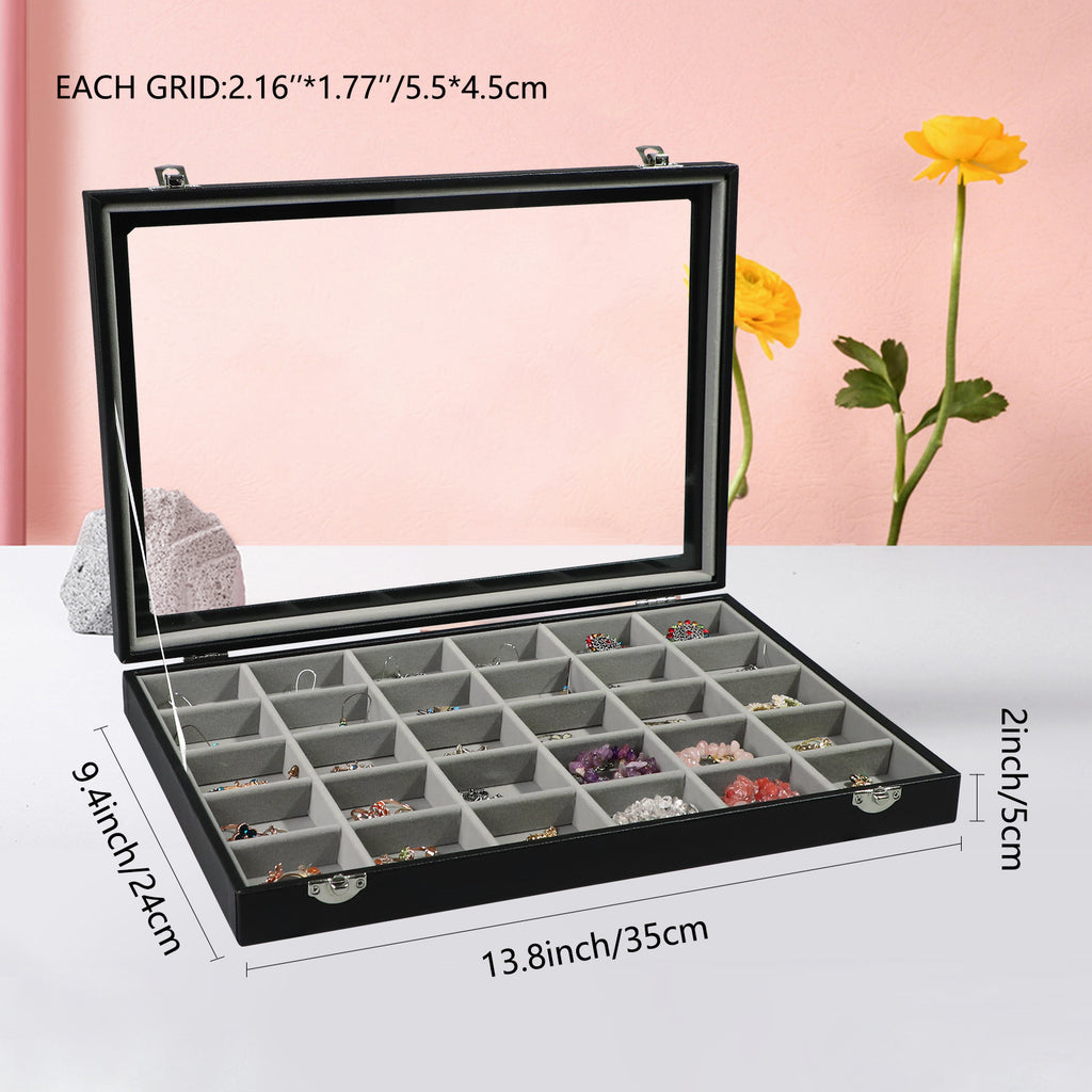 Cakulo Jewelry Organizer Earring Holder Organizer