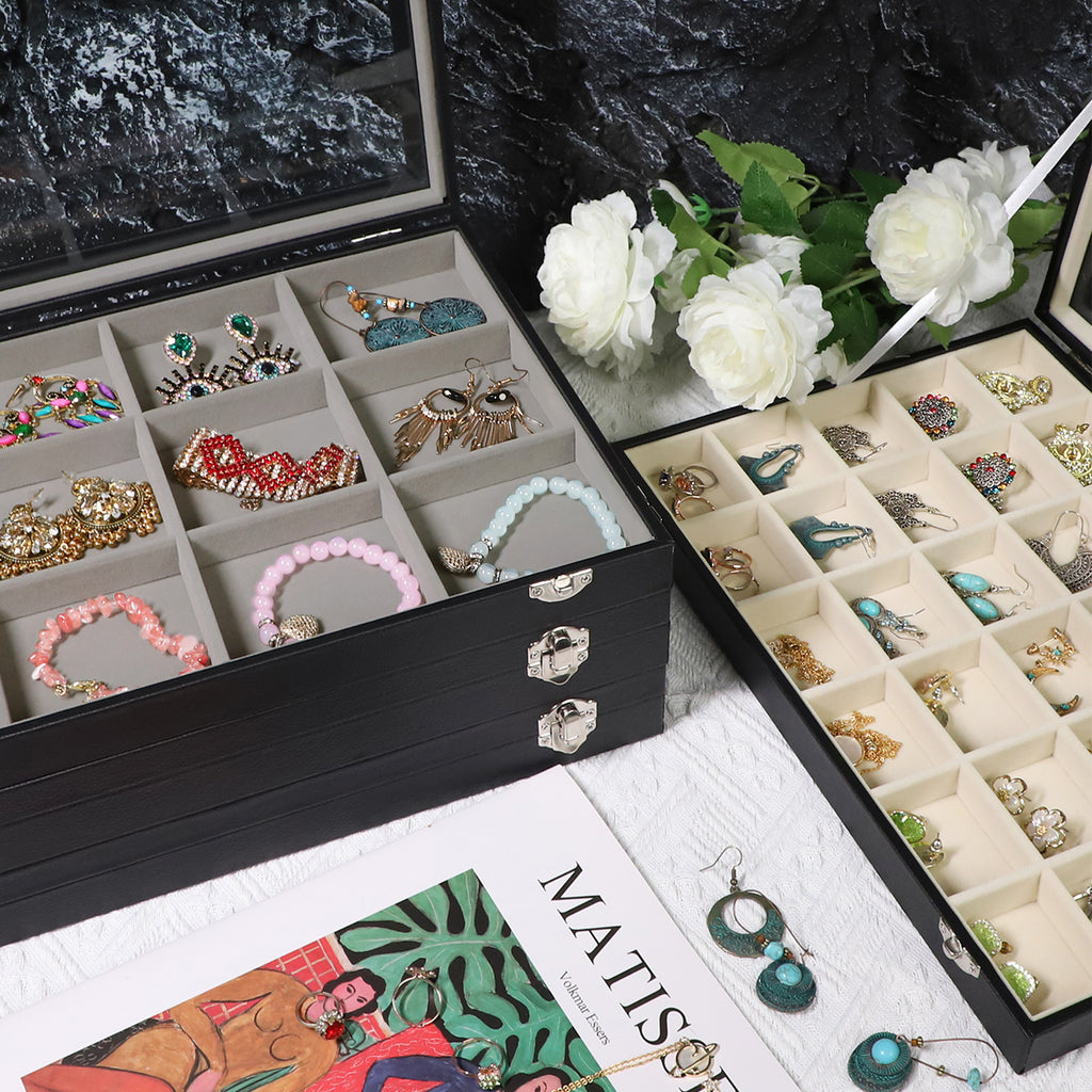 Cakulo Jewelry Organizer Earring Holder Organizer