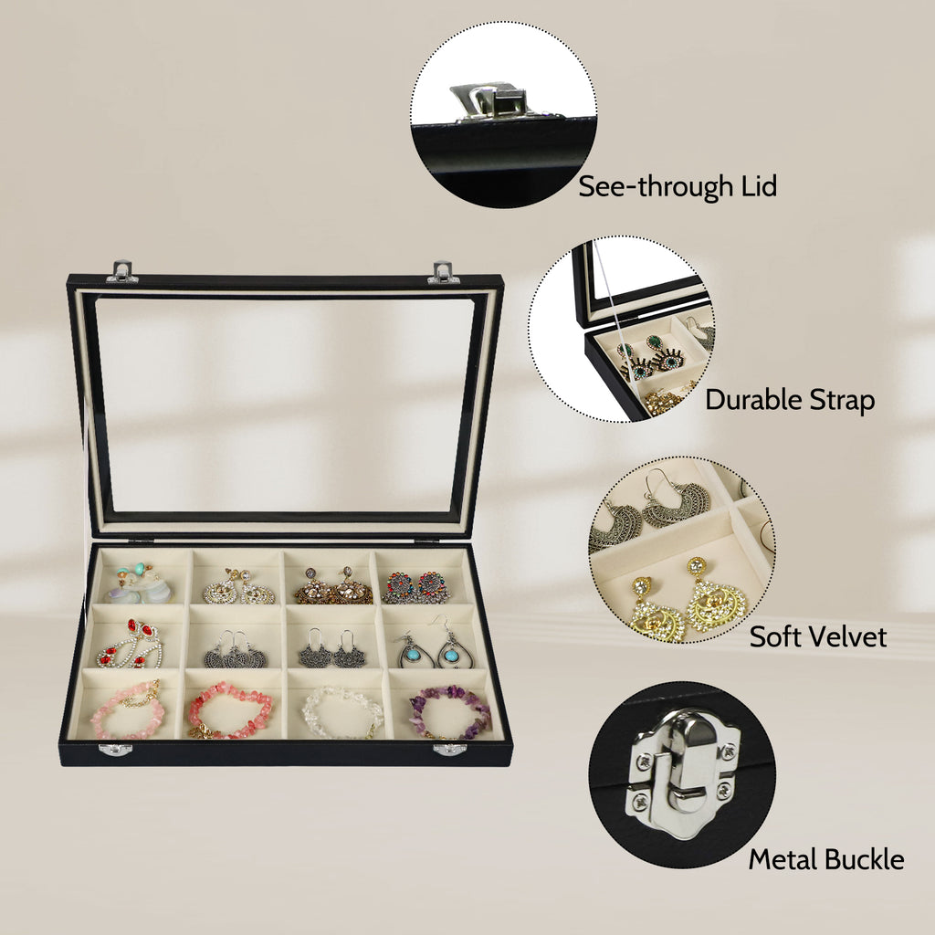 Cakulo Jewelry Organizer Earring Holder Organizer