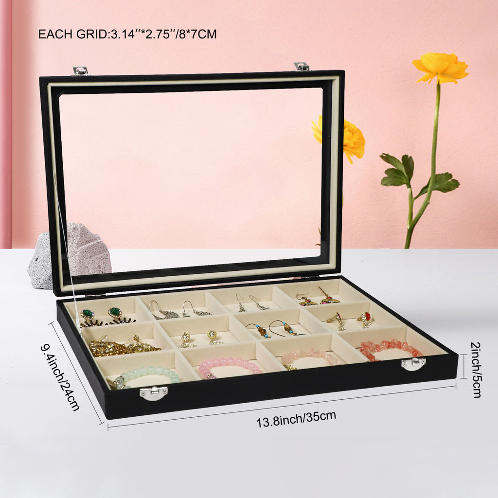 Cakulo Jewelry Organizer Earring Holder Organizer