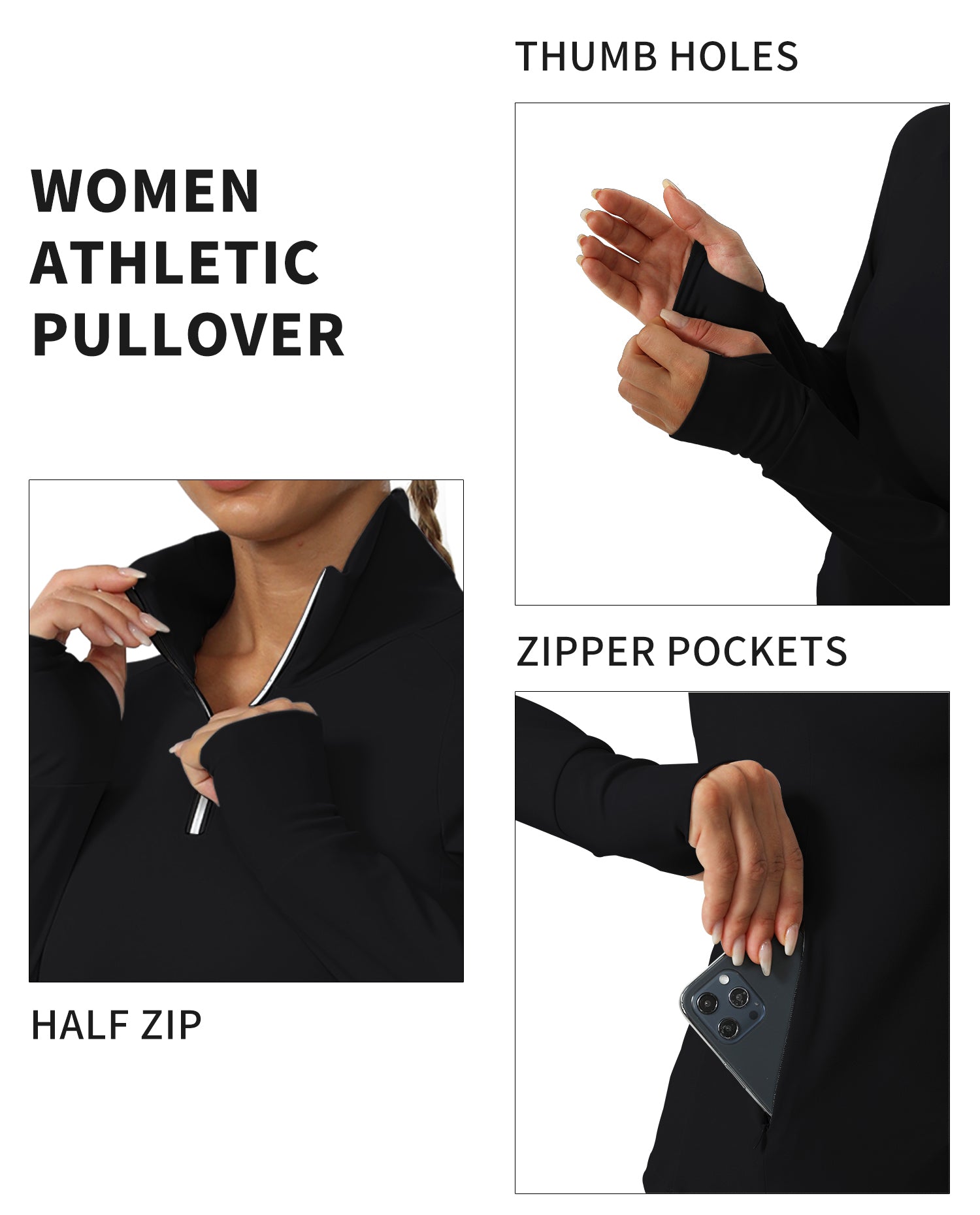 Cakulo Women's Protection Golf Jackets Lightweight Full - Zip Long - Sleeve with Pockets