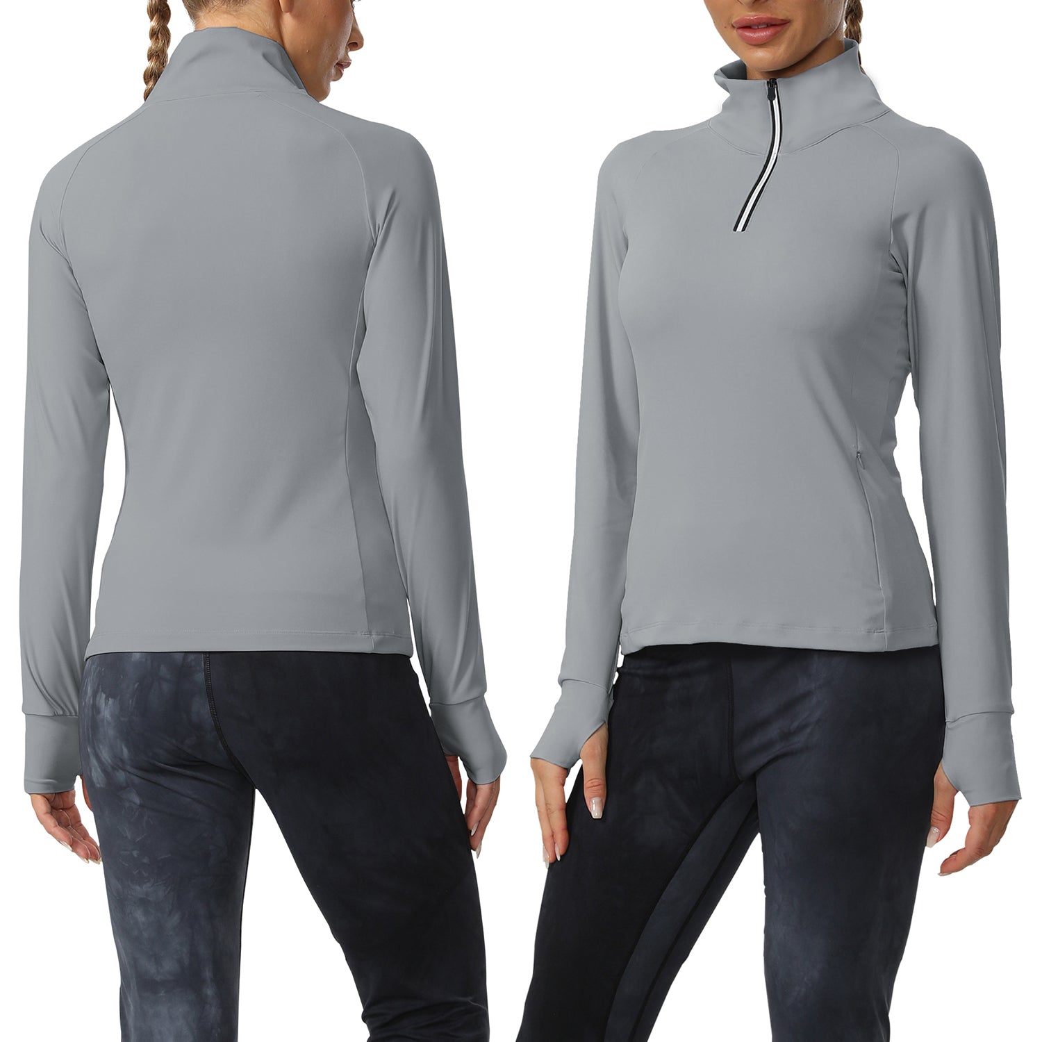 Cakulo Women's Protection Golf Jackets Lightweight Full - Zip Long - Sleeve with Pockets