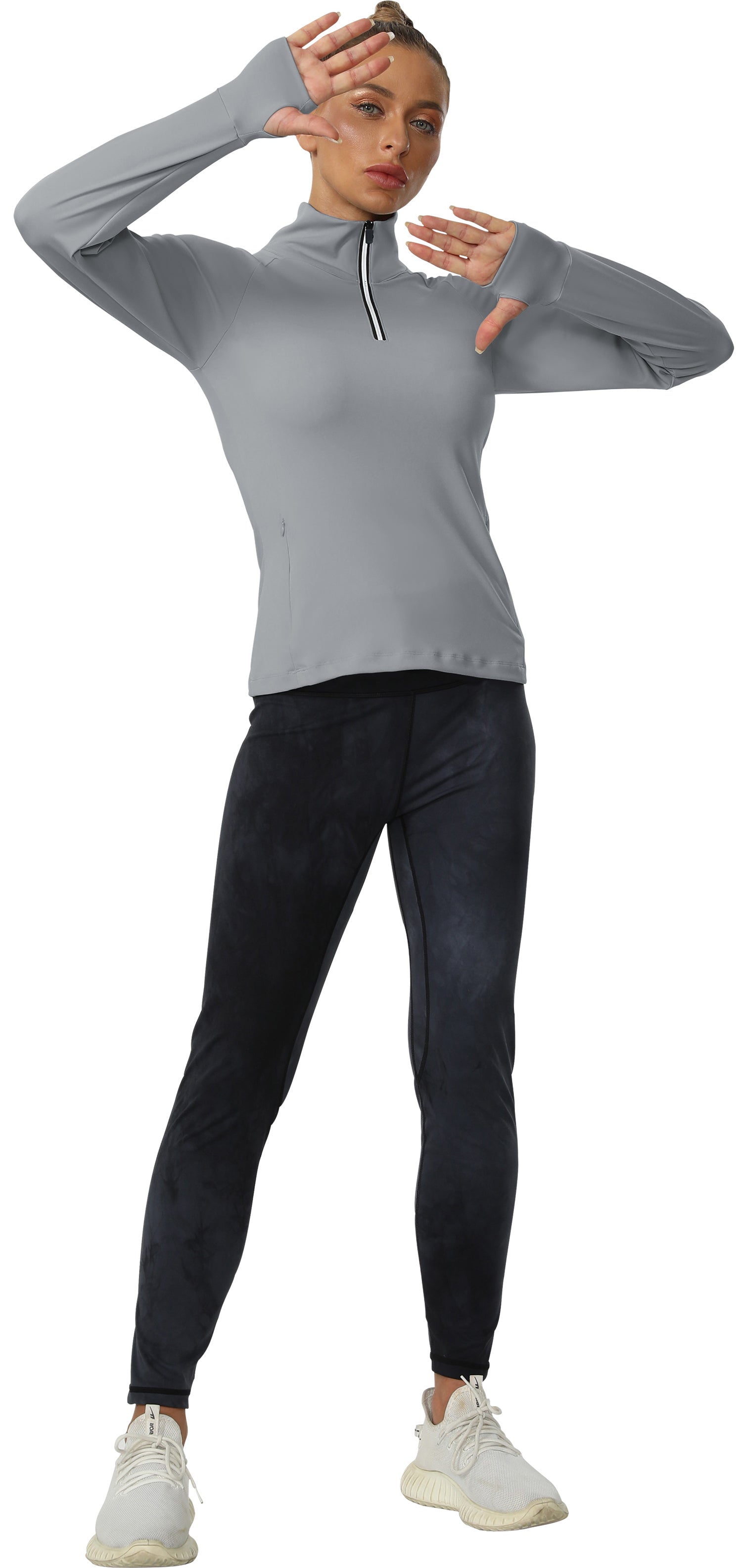 Cakulo Women's Protection Golf Jackets Lightweight Full - Zip Long - Sleeve with Pockets