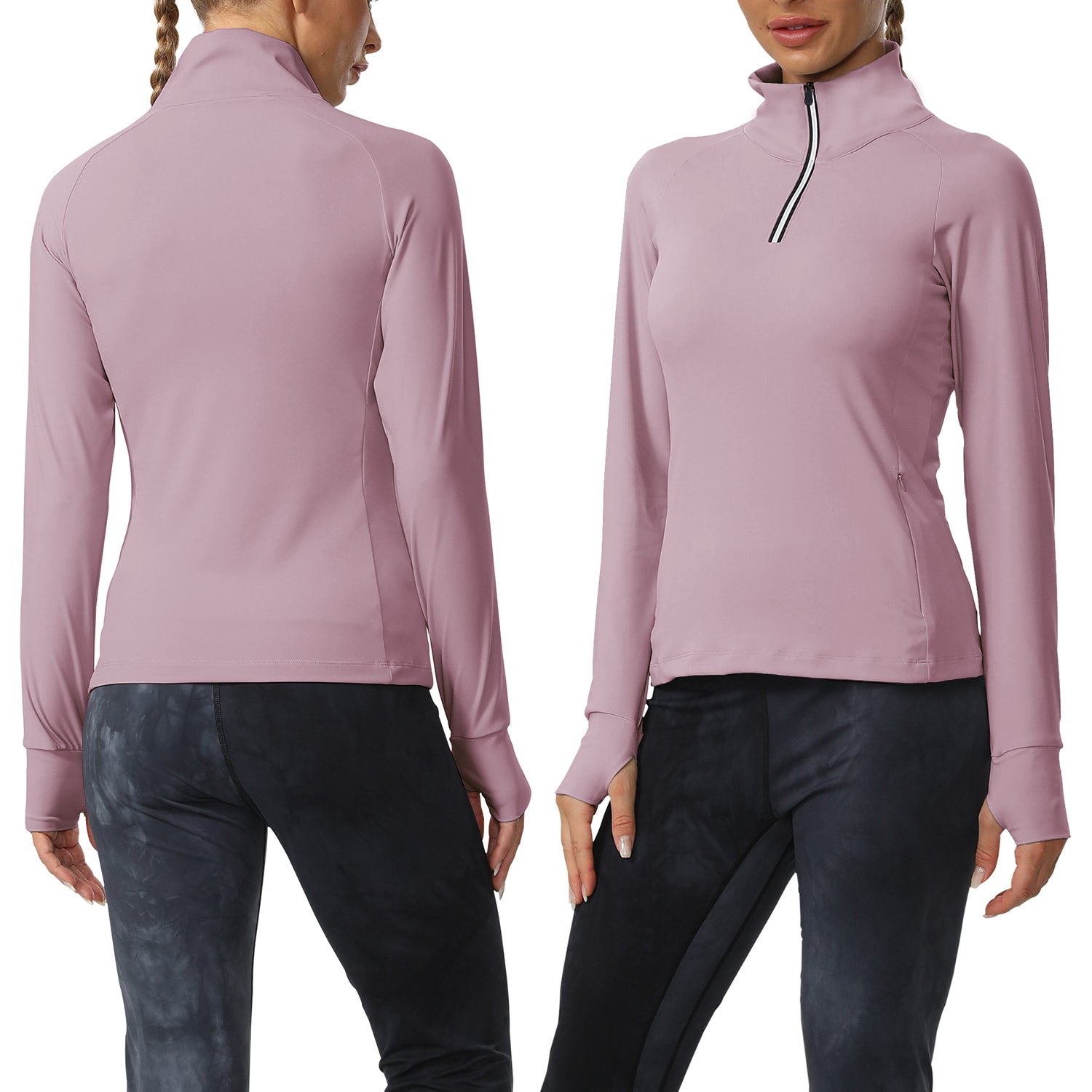 Cakulo Women's Protection Golf Jackets Lightweight Full - Zip Long - Sleeve with Pockets