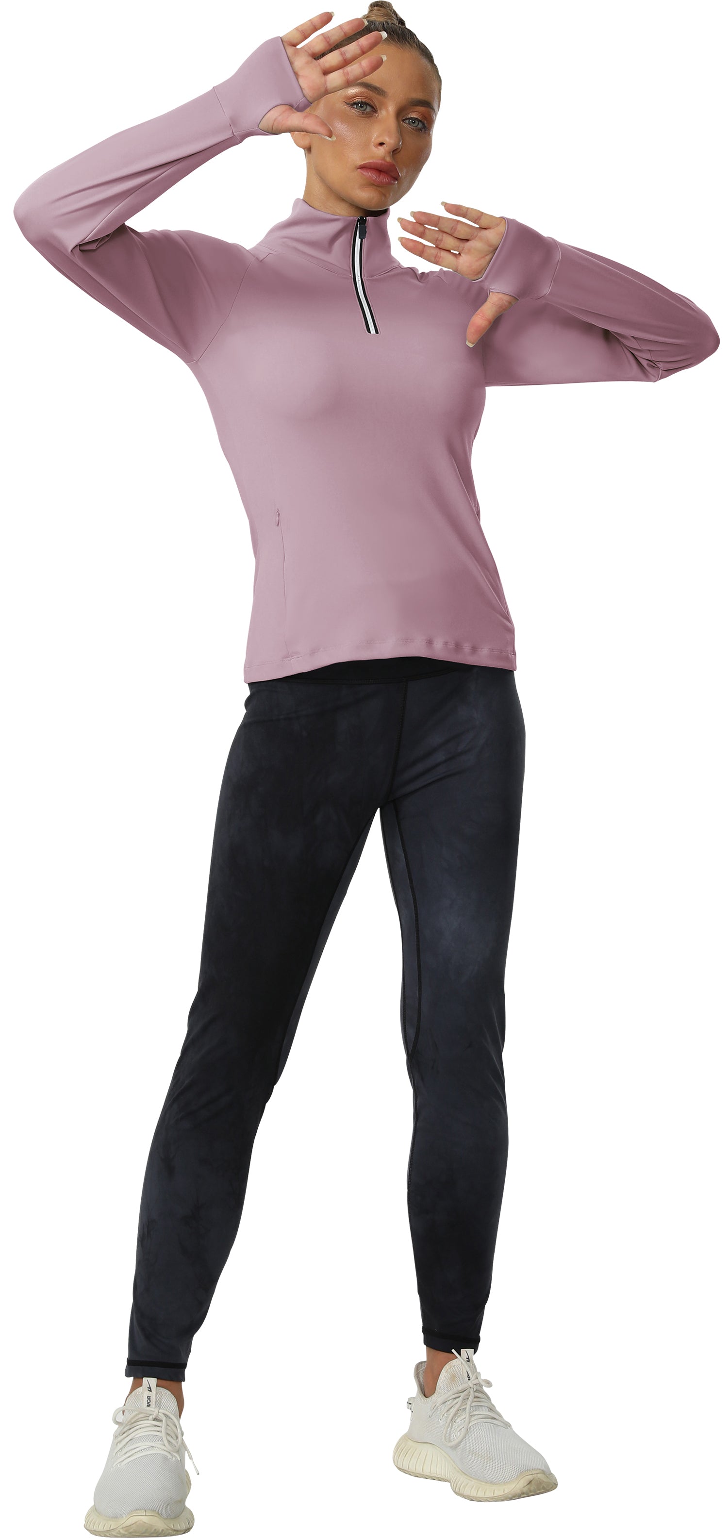 Cakulo Women's Protection Golf Jackets Lightweight Full - Zip Long - Sleeve with Pockets