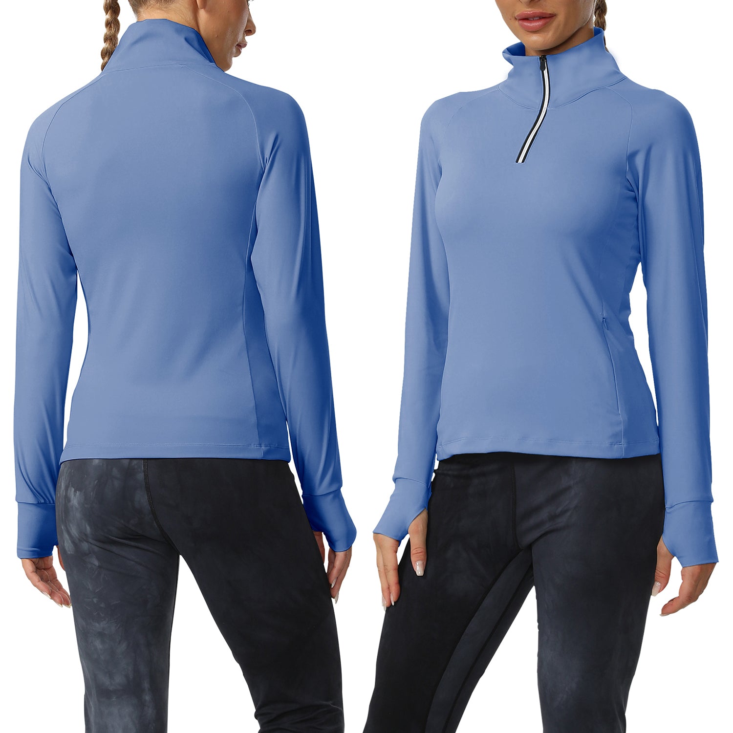 Cakulo Women's Protection Golf Jackets Lightweight Full - Zip Long - Sleeve with Pockets