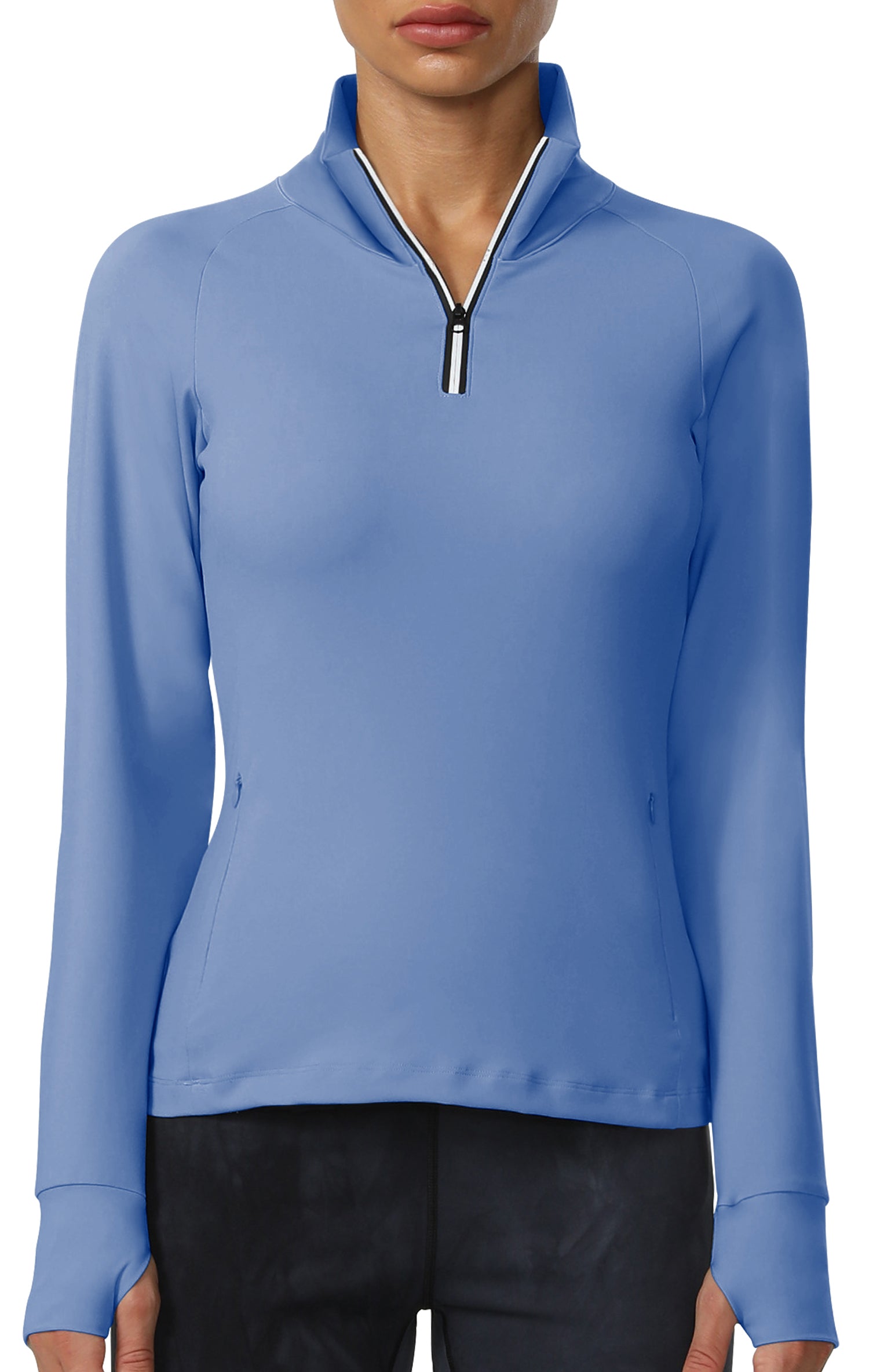 Cakulo Women's Protection Golf Jackets Lightweight Full - Zip Long - Sleeve with Pockets